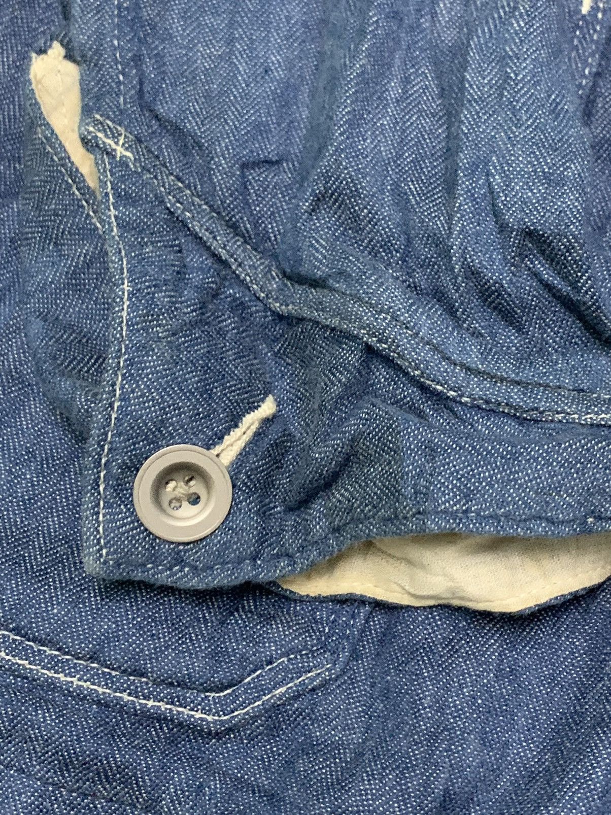 Kapital Nice Kapital Denim Double Breasted Shirt Size US M / EU 48-50 / 2 - 4 Thumbnail