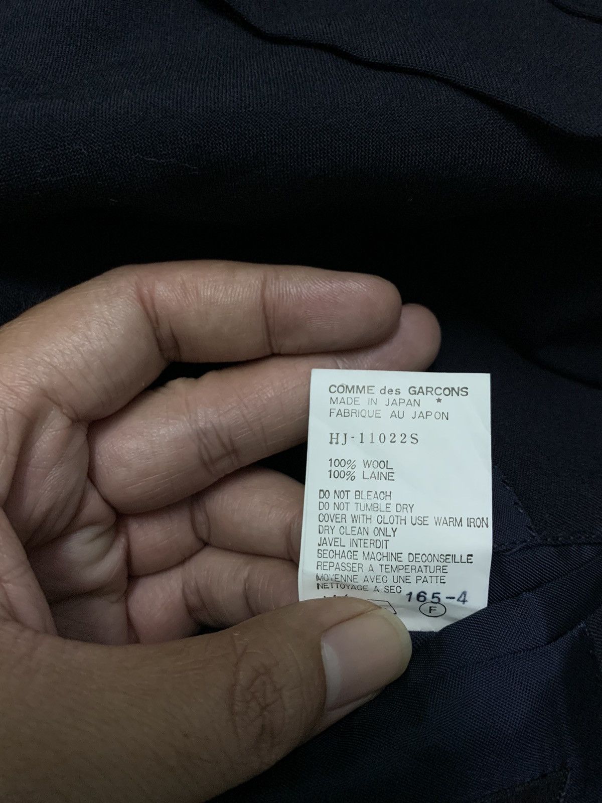 Comme des Garcons Nice Comme Des Garcons Homme Blazer Jacket Size US S / EU 44-46 / 1 - 11 Thumbnail