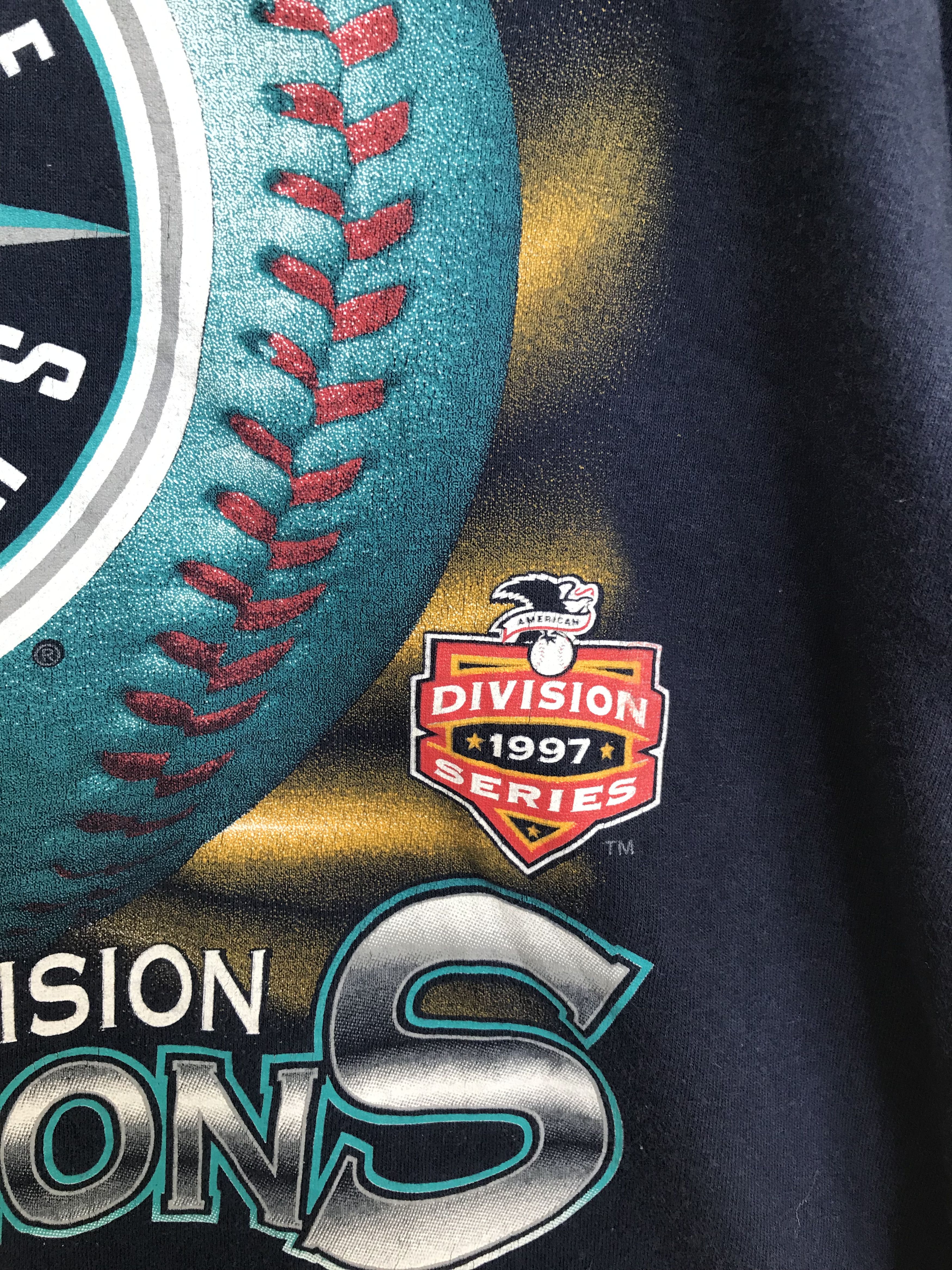 MLB Vintage 90s Seattle Mariners Mlb T-Shirt Size US XL / EU 56 / 4 - 5 Thumbnail