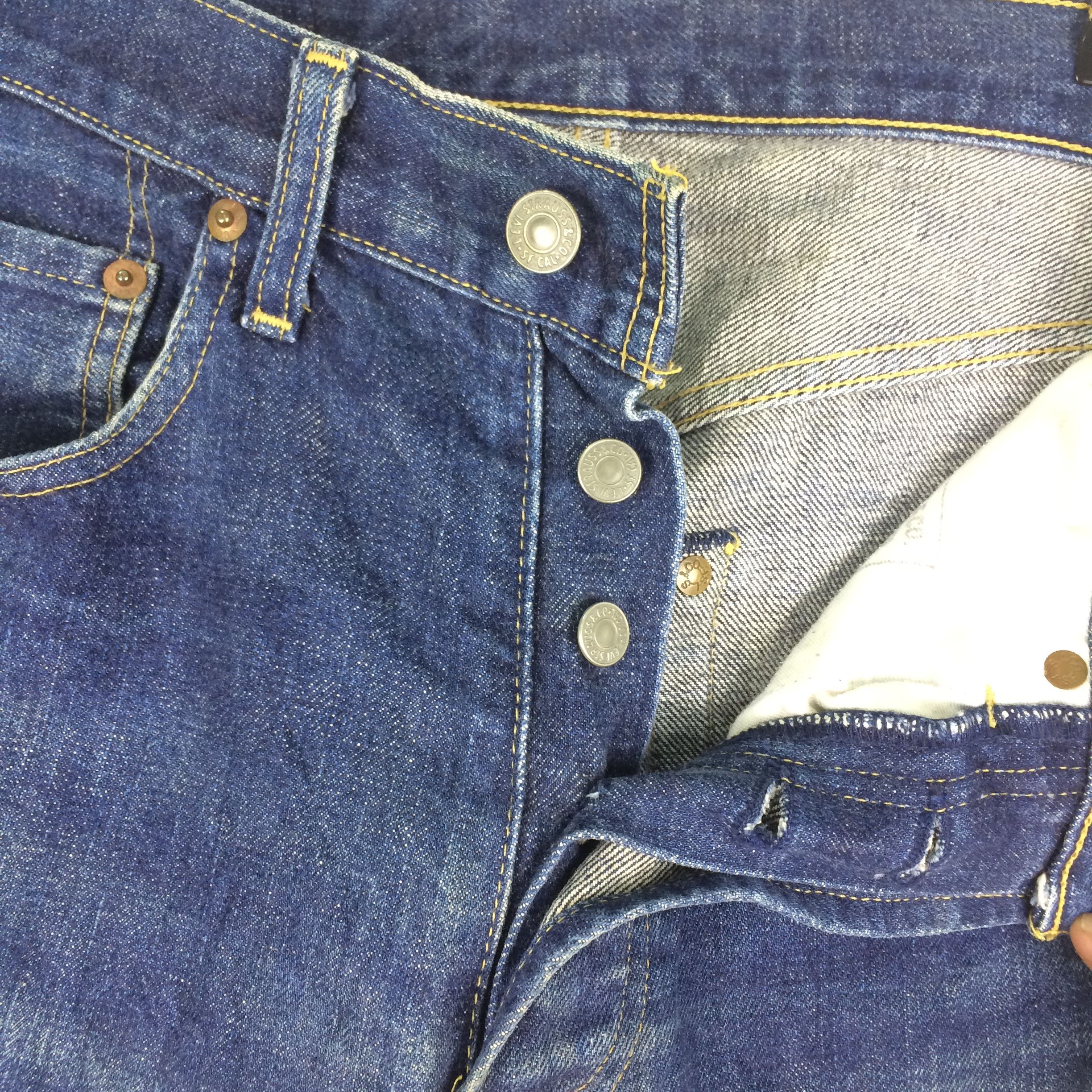Levi's Vintage Clothing X41 VTG Levis 503B RARE Japan Selvedge Red Line JEANS Size US 30 / EU 46 - 5 Thumbnail