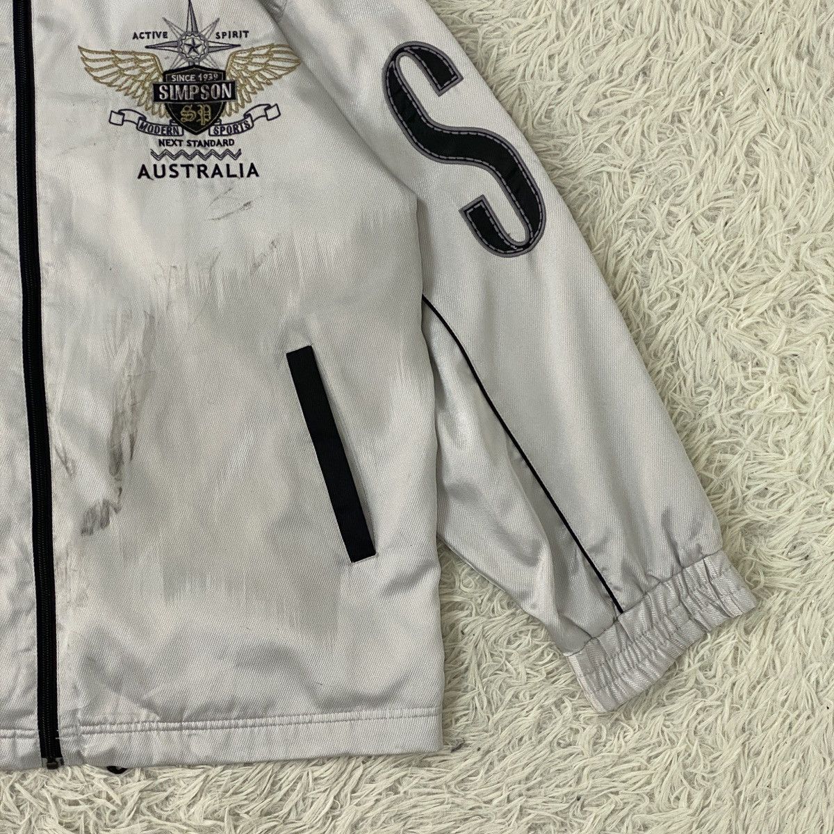 The Simpsons Simpson Australia Embroidered Logos Jacket Size US L / EU 52-54 / 3 - 5 Thumbnail