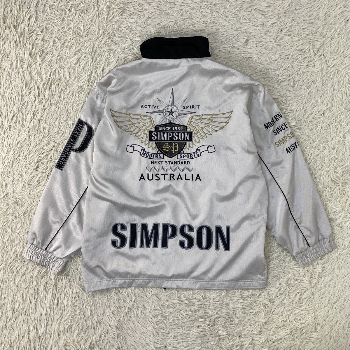 The Simpsons Simpson Australia Embroidered Logos Jacket Size US L / EU 52-54 / 3 - 9 Thumbnail
