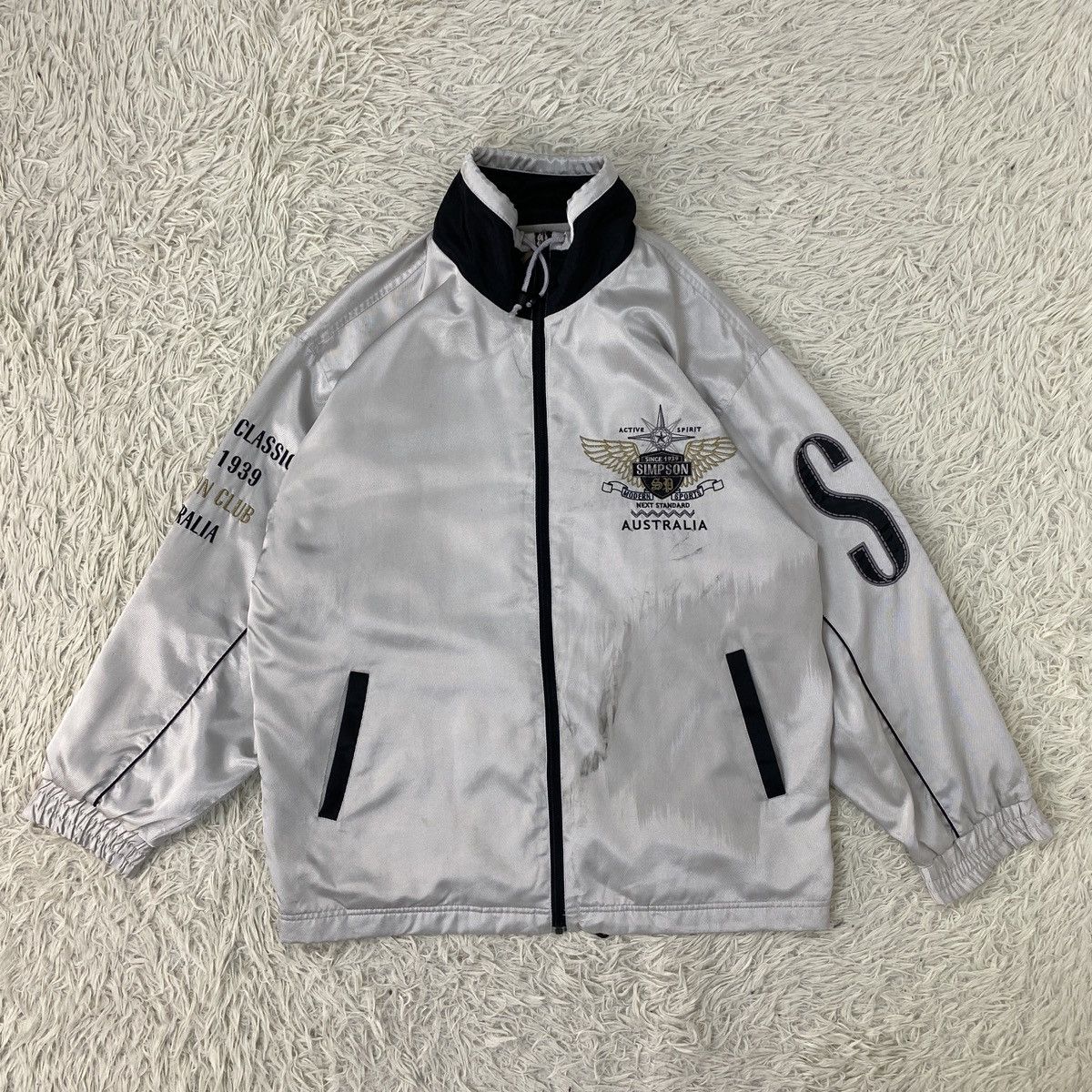 The Simpsons Simpson Australia Embroidered Logos Jacket Size US L / EU 52-54 / 3 - 2 Thumbnail