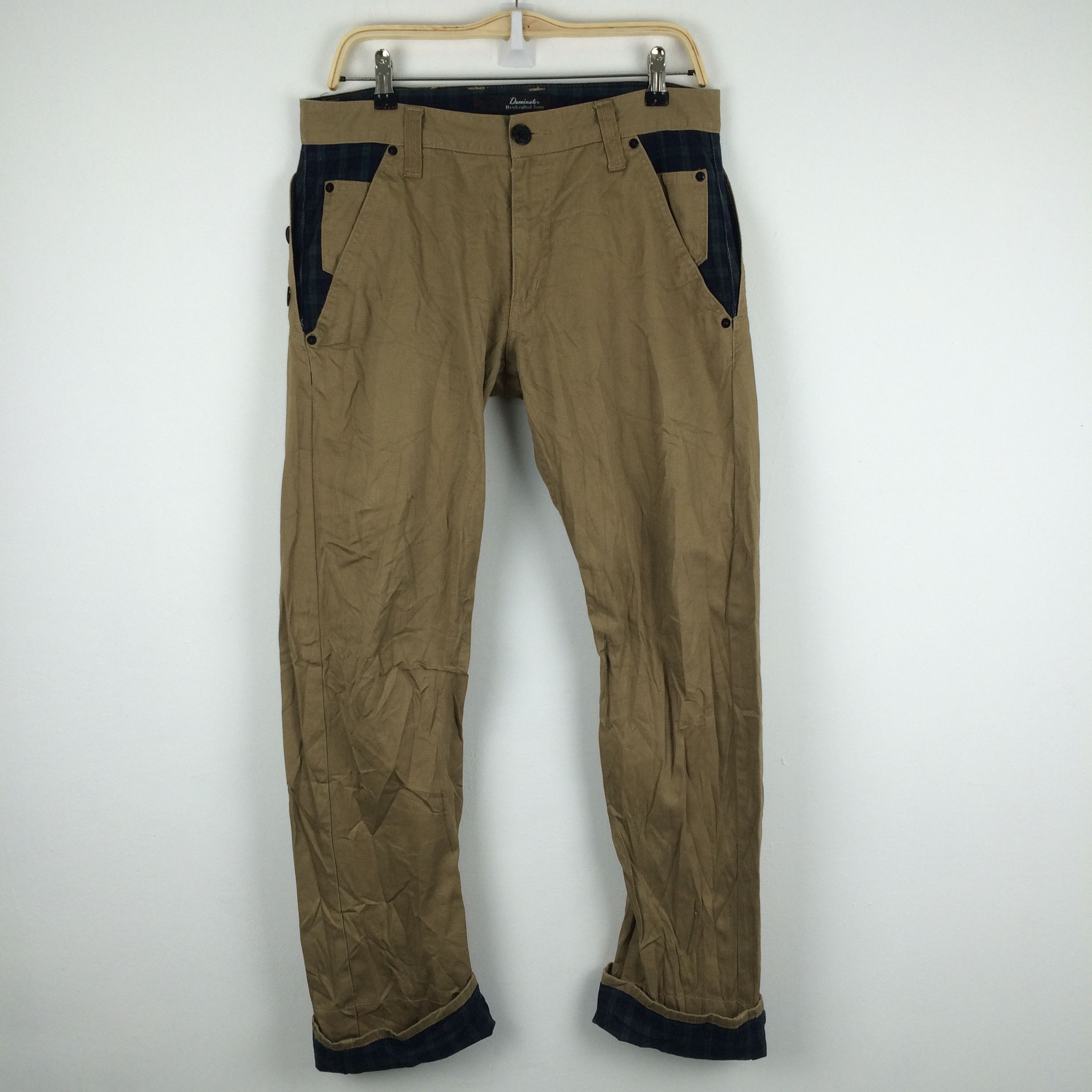 Designer × Japanese Brand X42 JAPAN DOMINATES HANDCRAFTED DOUBLE WAIST PLAID PANTS Size US 33 - 3 Thumbnail