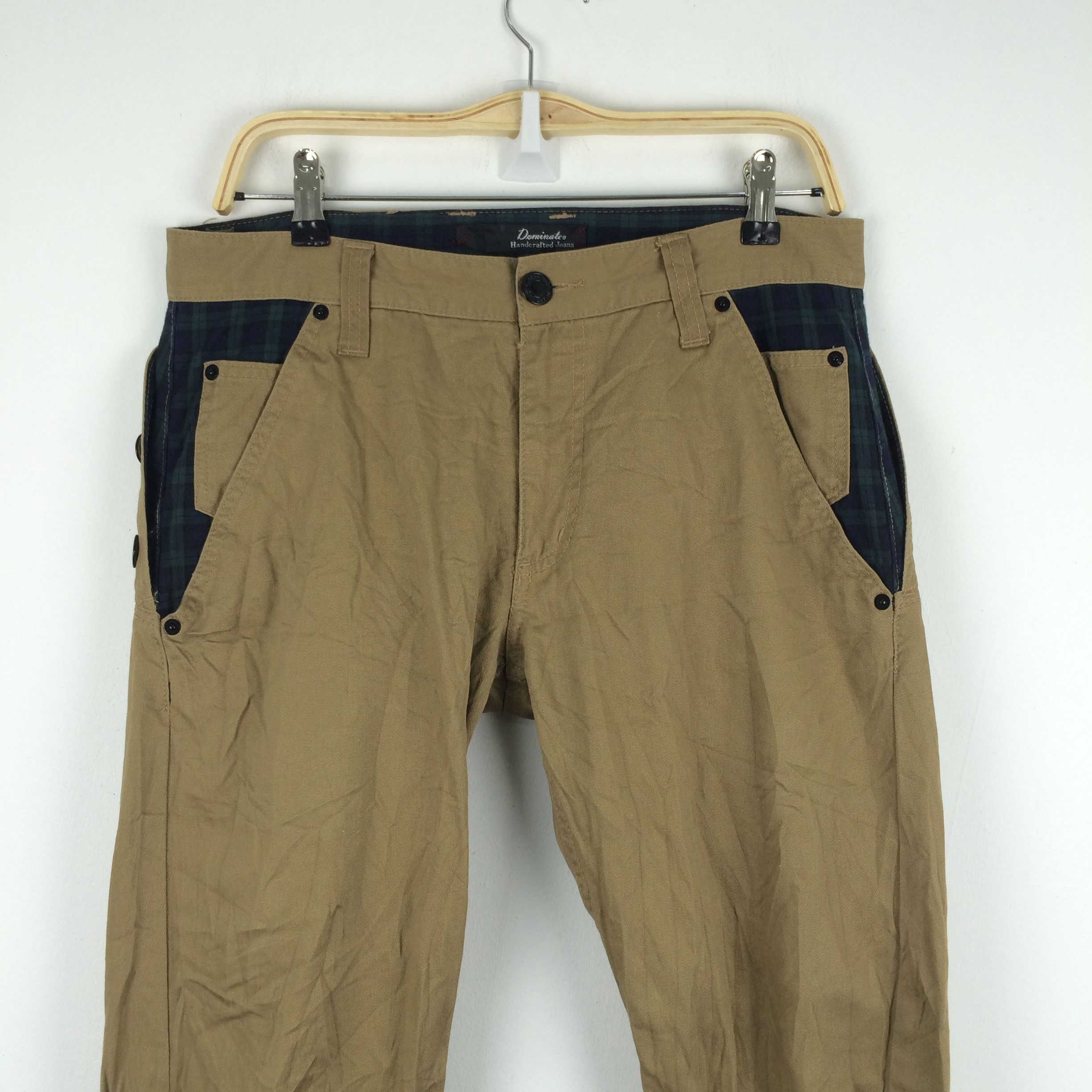 Designer × Japanese Brand X42 JAPAN DOMINATES HANDCRAFTED DOUBLE WAIST PLAID PANTS Size US 33 - 5 Thumbnail