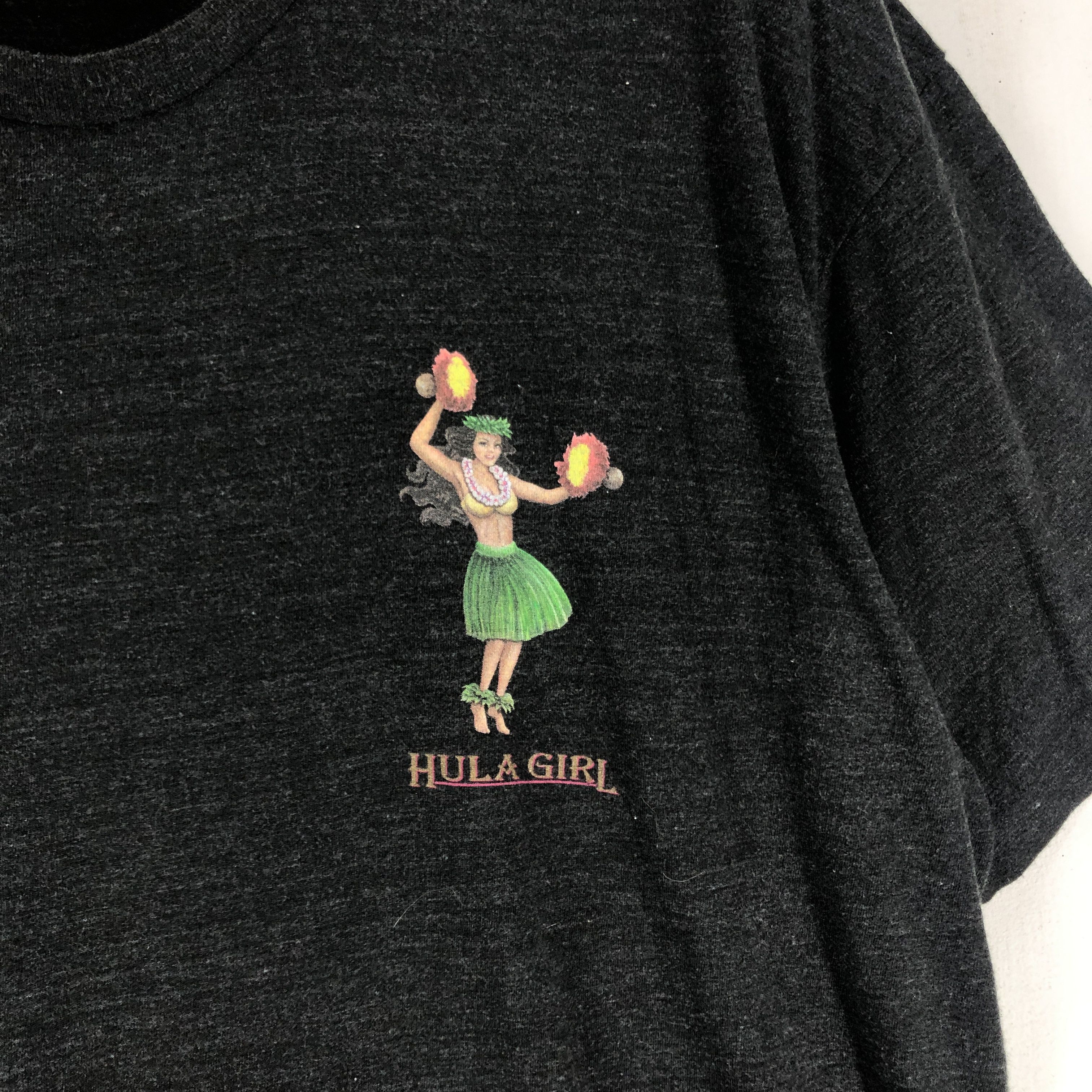 American Apparel HULA GIRL Crew Neck T Shirt #2084-71 Size US XL / EU 56 / 4 - 4 Thumbnail