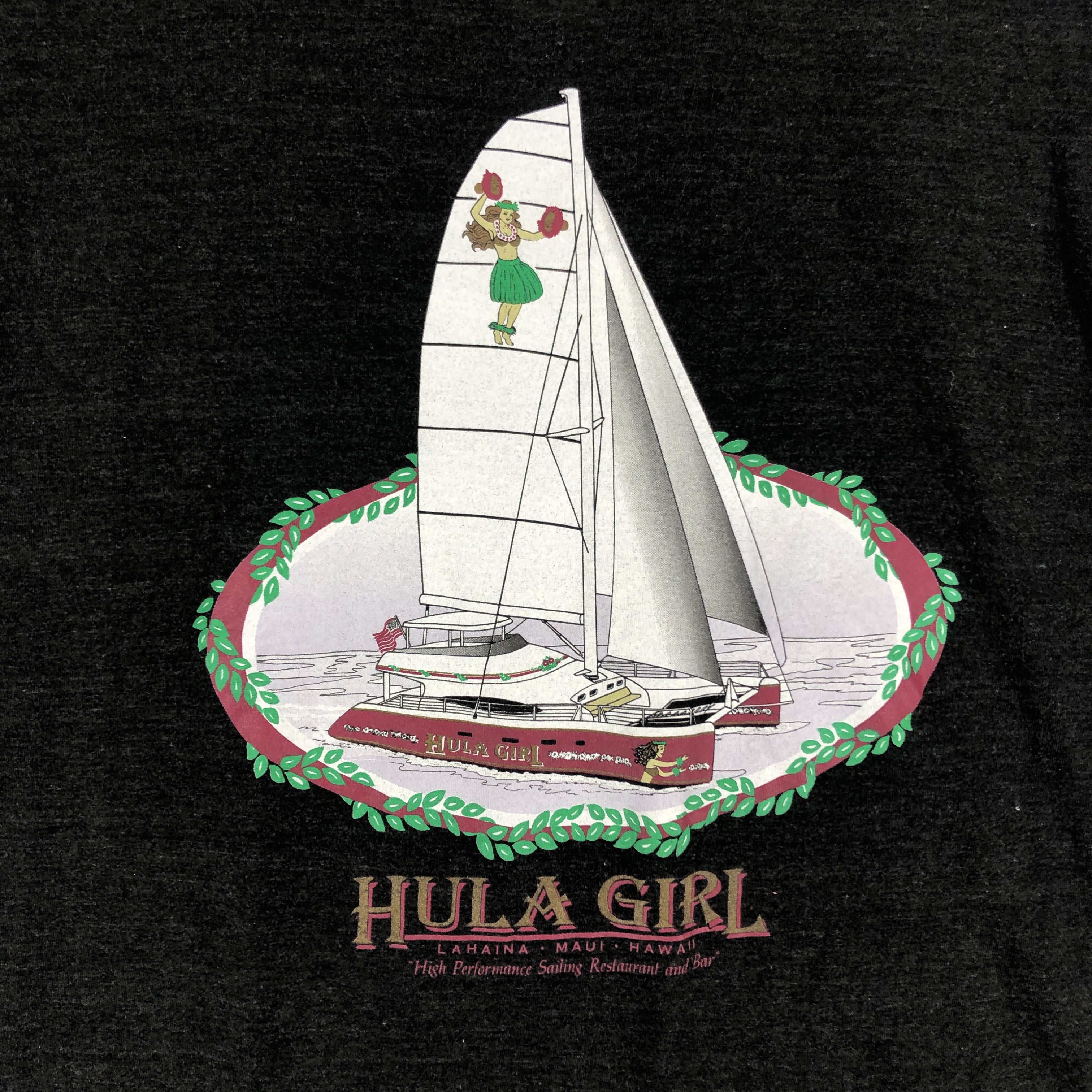 American Apparel HULA GIRL Crew Neck T Shirt #2084-71 Size US XL / EU 56 / 4 - 2 Thumbnail