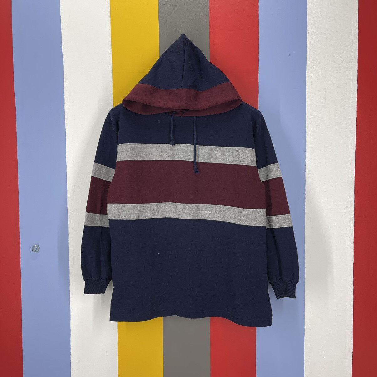 Other H.RIPAS ACTIVE Color Block Hoodie Pullover #1128/AN Size US M / EU 48-50 / 2 - 1 Thumbnail