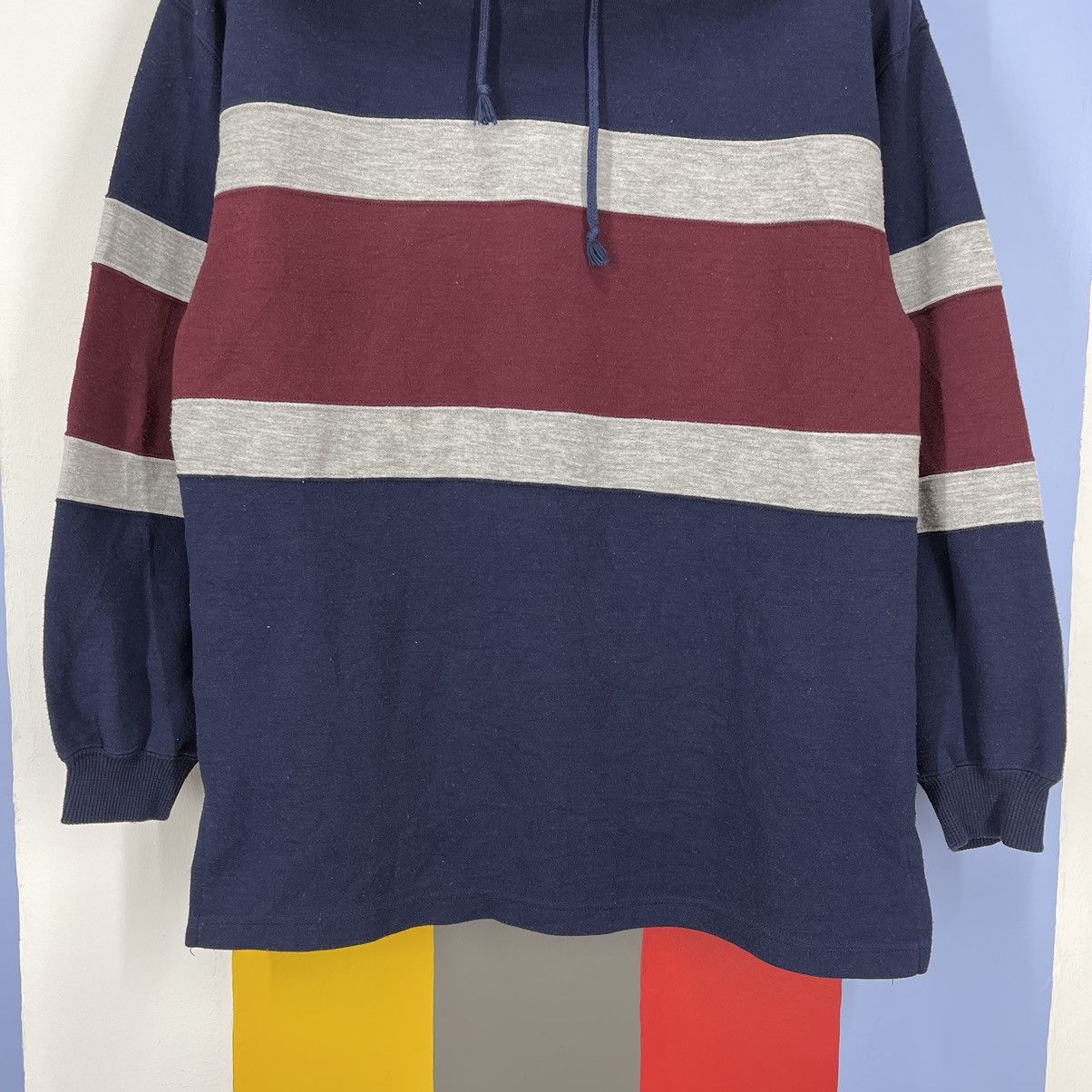 Other H.RIPAS ACTIVE Color Block Hoodie Pullover #1128/AN Size US M / EU 48-50 / 2 - 4 Thumbnail