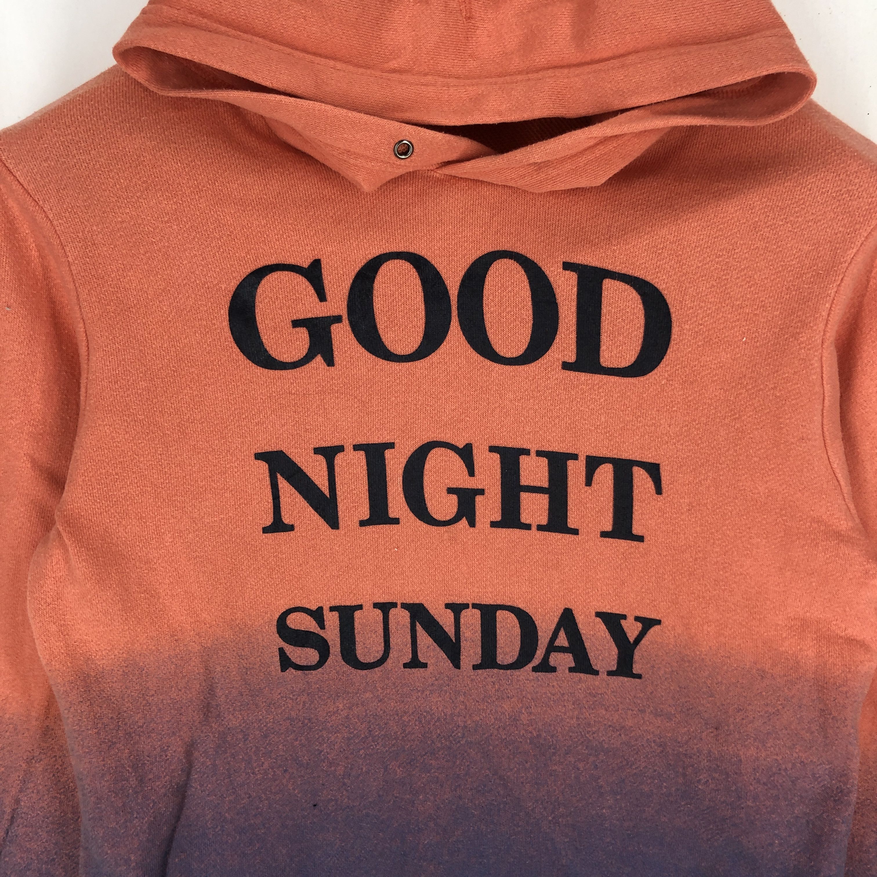Japanese Brand Good Night Sunday Hoodie Pullover #2124-72 Size US S / EU 44-46 / 1 - 2 Thumbnail