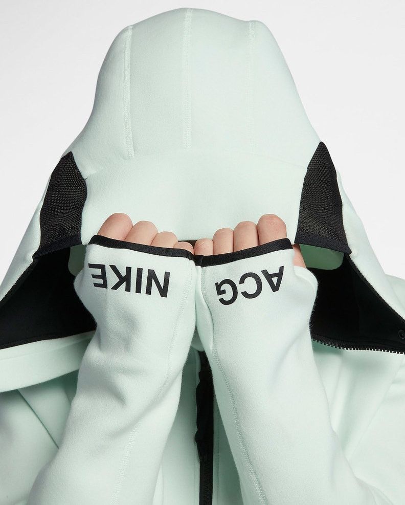 Errolson Hugh Errolson Hugh X NikeLab ACG Fleece Zip Hoody Jacket Green XL Size US XL / EU 56 / 4 - 7 Thumbnail