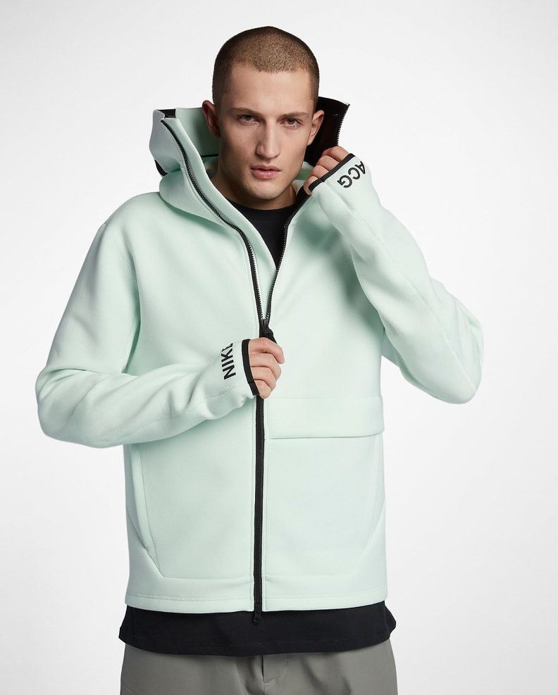 Errolson Hugh Errolson Hugh X NikeLab ACG Fleece Zip Hoody Jacket Green XL Size US XL / EU 56 / 4 - 1 Thumbnail