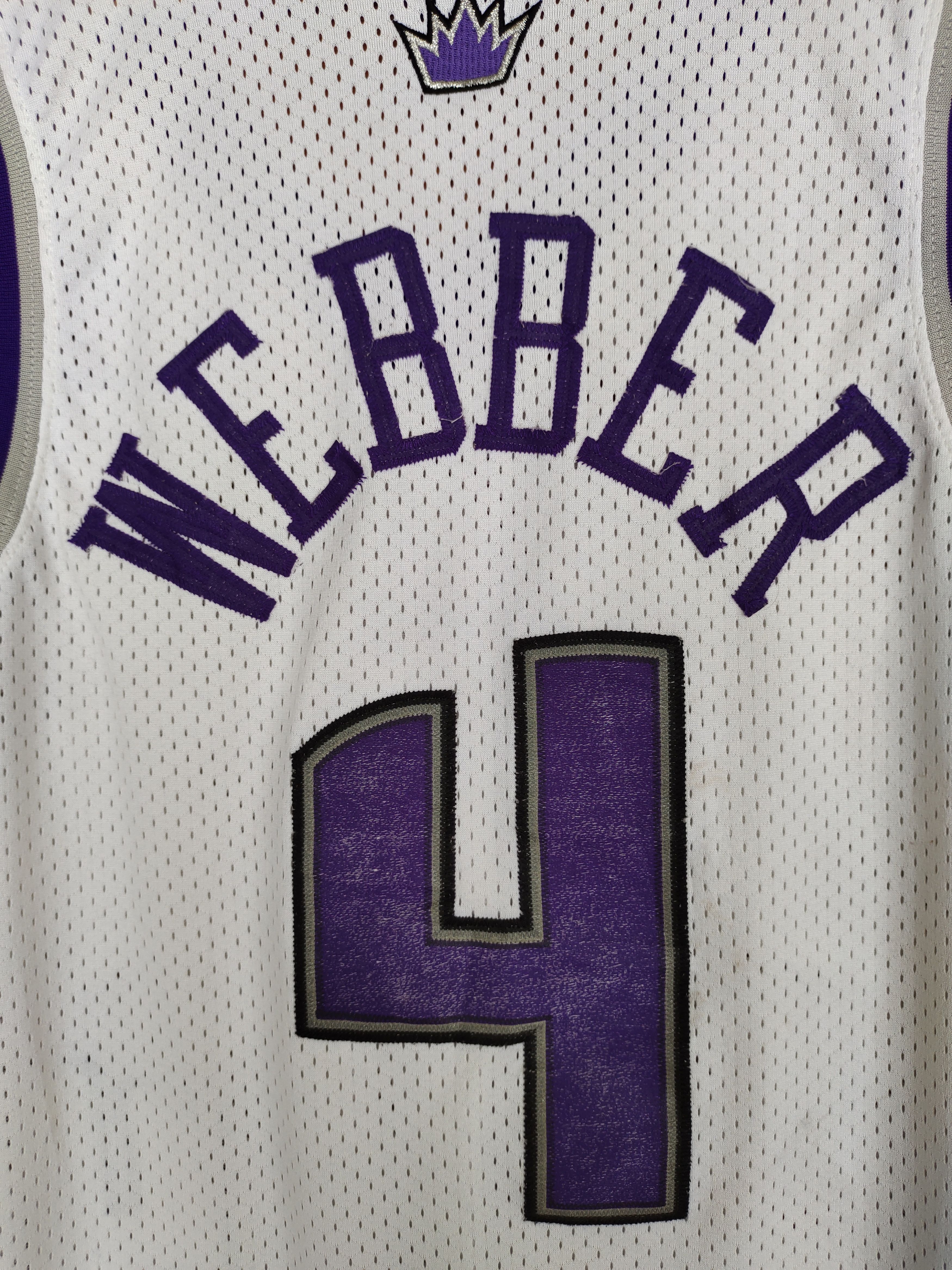 NBA Vintage 90s Sacramento Kings Chris Webber #4 Nike NBA Size US M / EU 48-50 / 2 - 12 Thumbnail