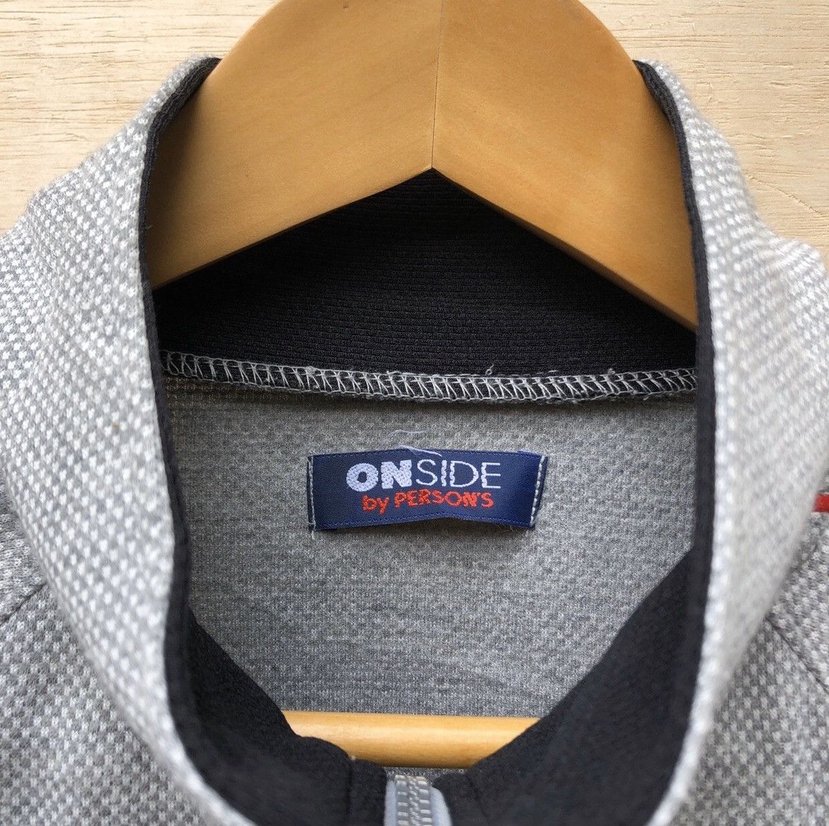 PERSON'S ONSIDE by PERSON Side Tape Zipper Sweater #0149-12 Size US XL / EU 56 / 4 - 3 Thumbnail