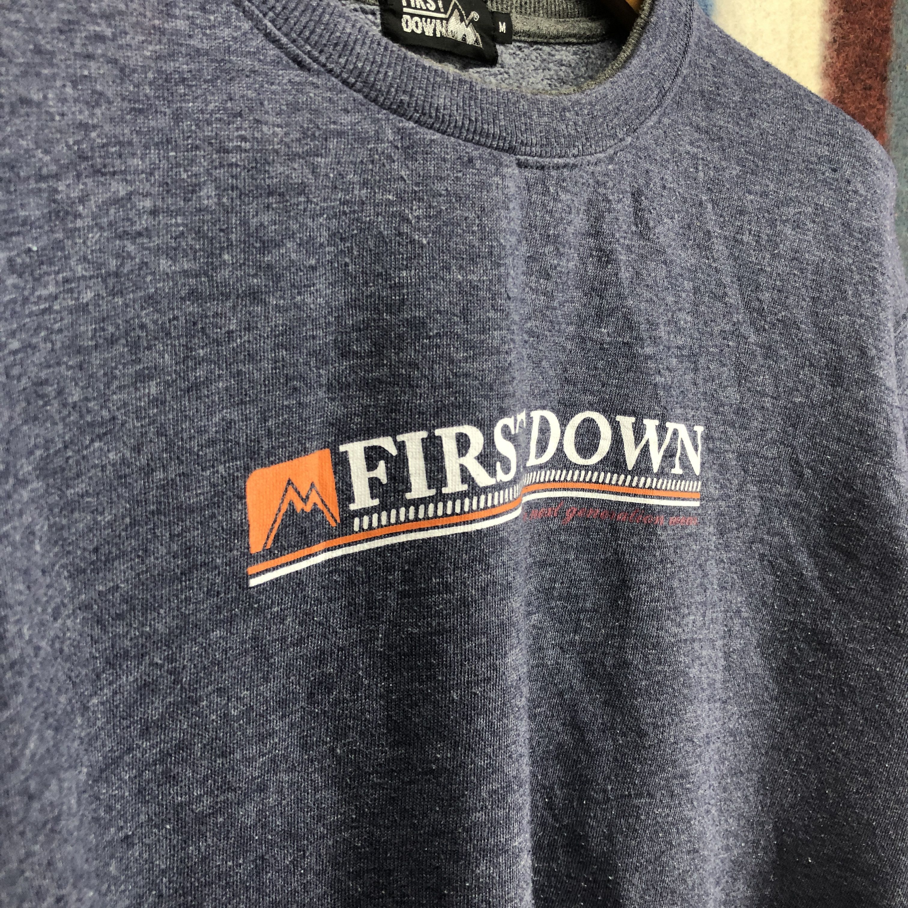 Other FIRST DOWN USA Crew Neck Sweatshirt #0569/Y Size US M / EU 48-50 / 2 - 4 Thumbnail