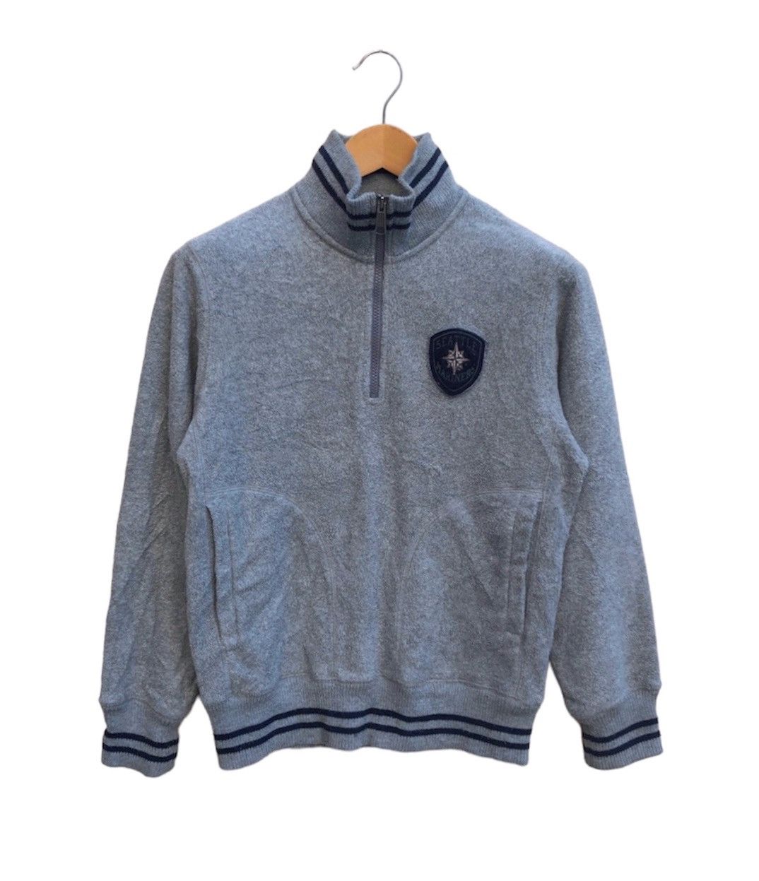 MLB SEATTLE MARINES Turtle Neck Fleece #0188-13 Size US S / EU 44-46 / 1 - 1 Thumbnail