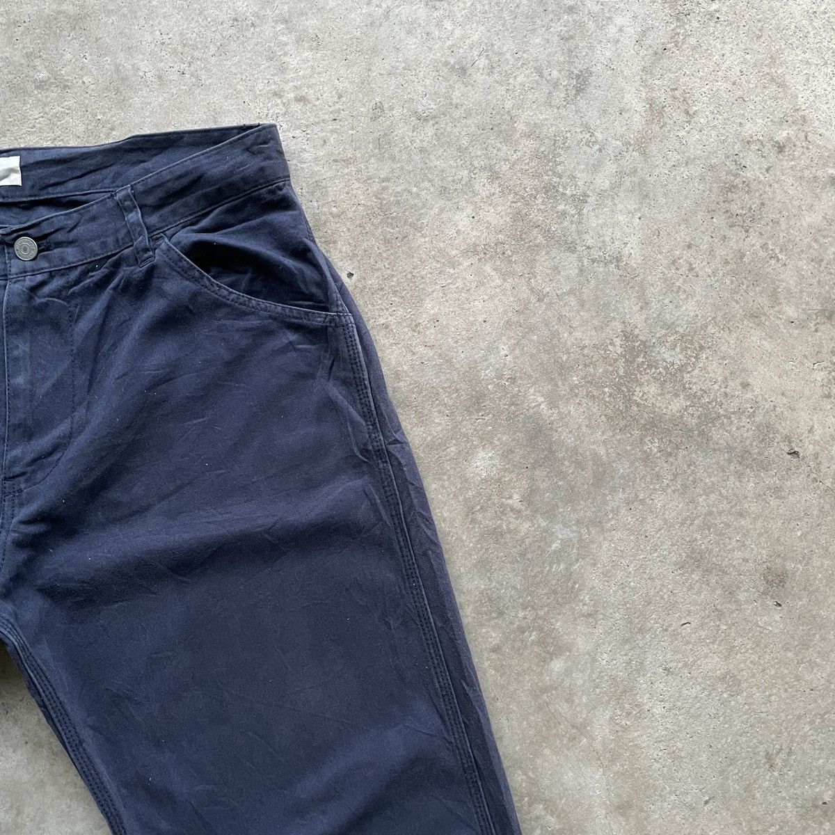 Japanese Brand Vintage Tommy Spell Logo Faded Trousers Casual Pants W35x30 Size US 35 - 5 Thumbnail