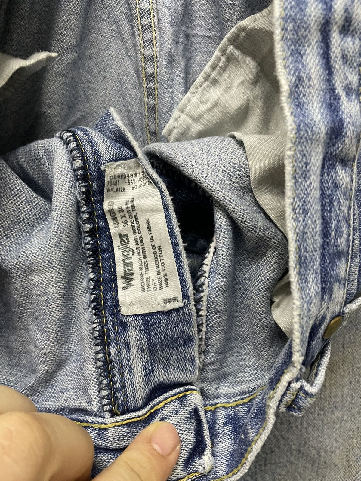 Vintage VINTAGE WRANGLER DENIM BOOTCUT Size US 38 / EU 54 - 5 Thumbnail