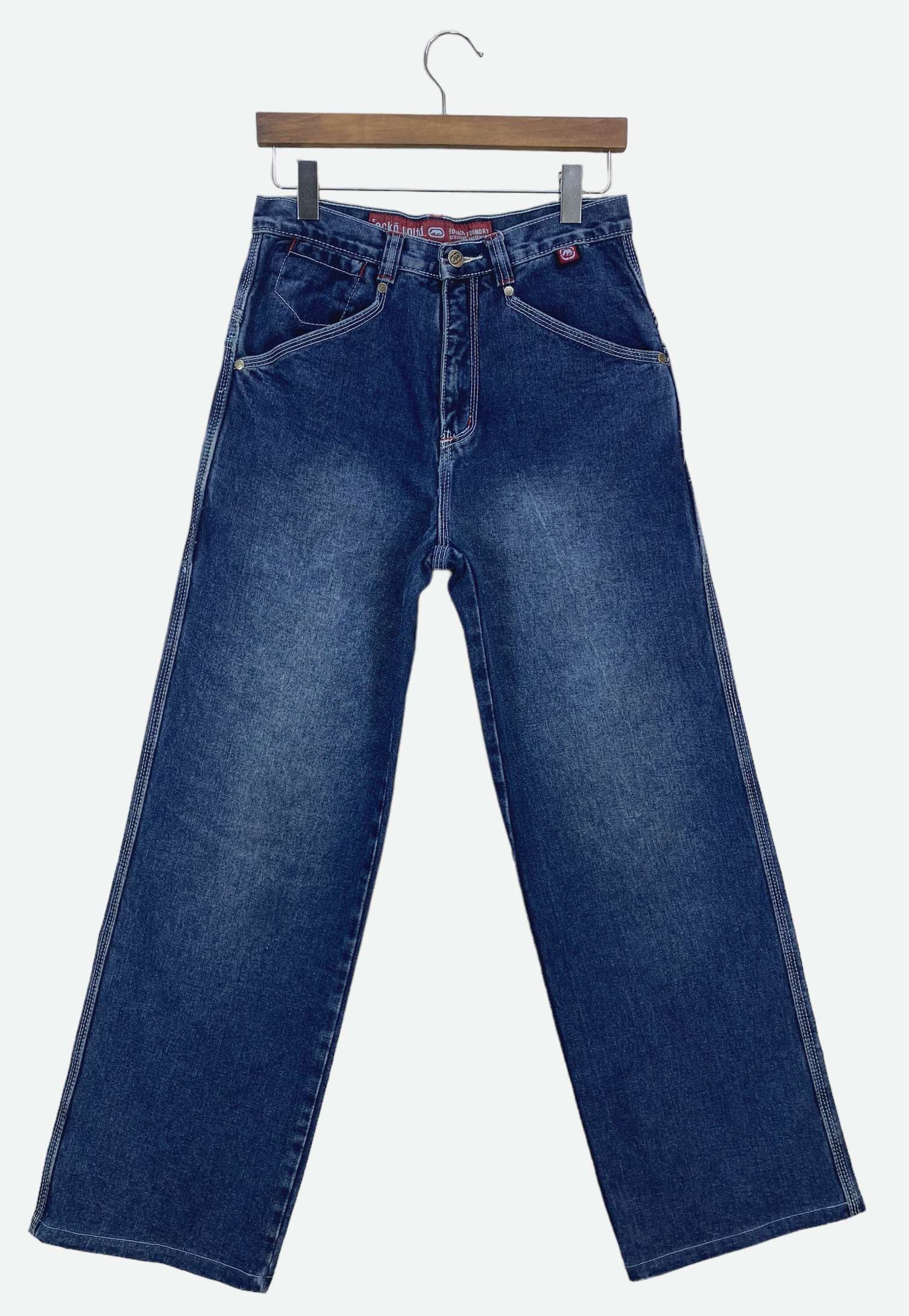 Ecko Unltd. × Marc Ecko Ecko Unltd Baggy Denim Jeans Size US 27 - 2 Thumbnail
