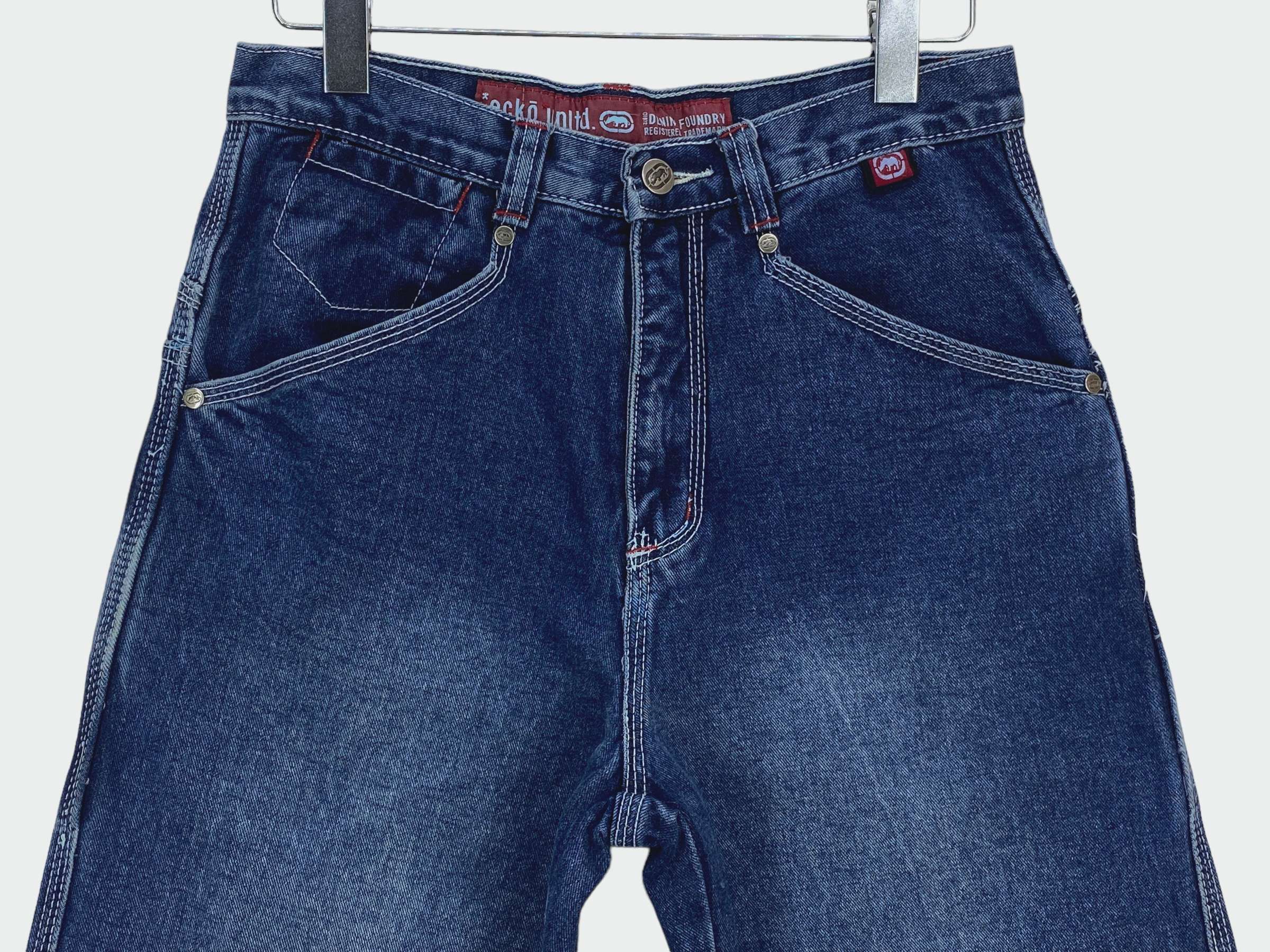 Ecko Unltd. × Marc Ecko Ecko Unltd Baggy Denim Jeans Size US 27 - 3 Thumbnail