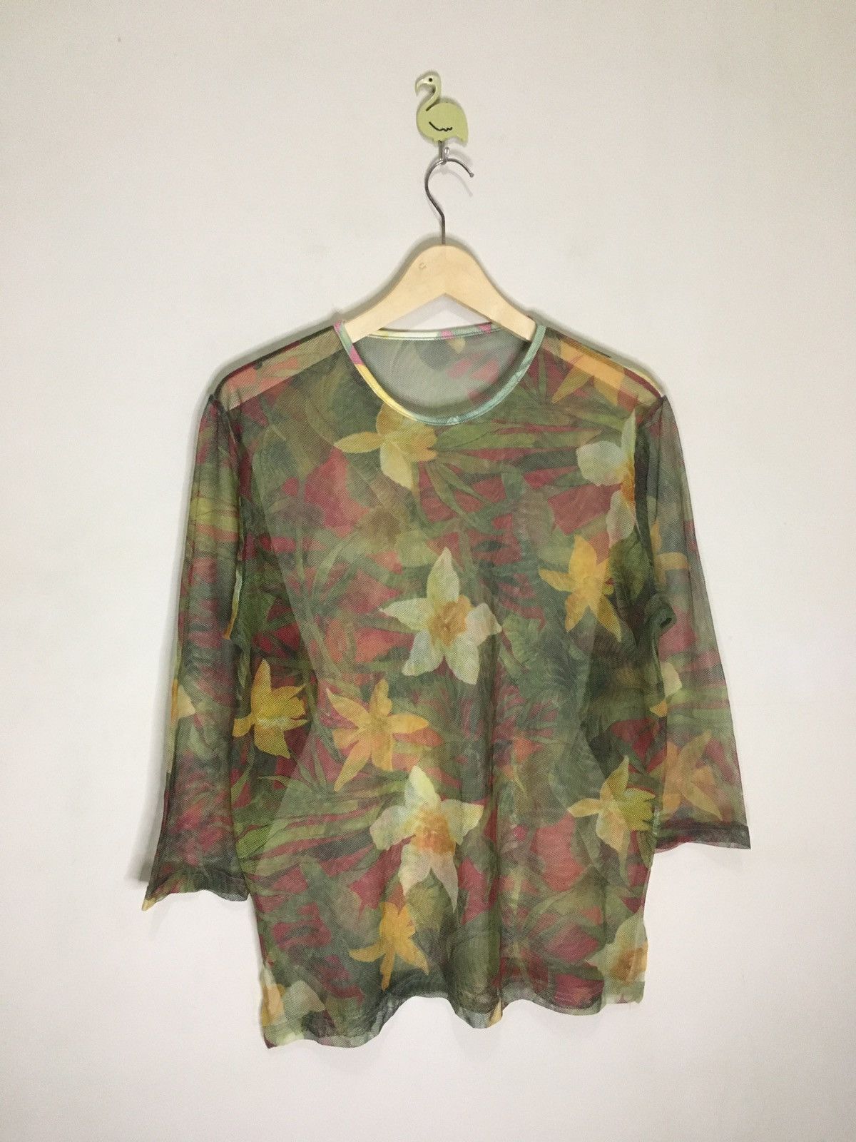 20471120 1990s Uknwon Mesh Shirt Punk Y2K Size US M / EU 48-50 / 2 - 3 Thumbnail