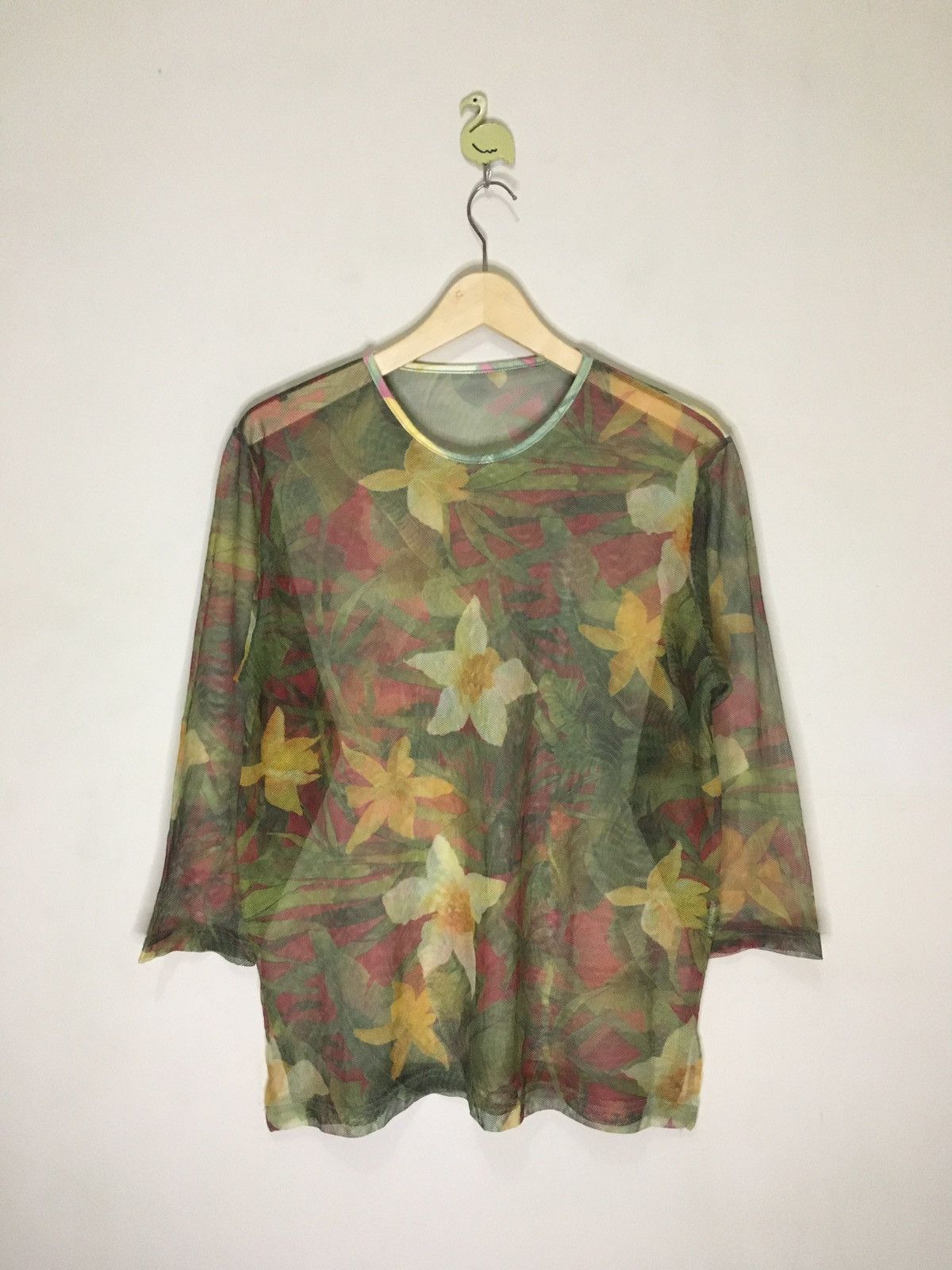 20471120 1990s Uknwon Mesh Shirt Punk Y2K Size US M / EU 48-50 / 2 - 2 Thumbnail