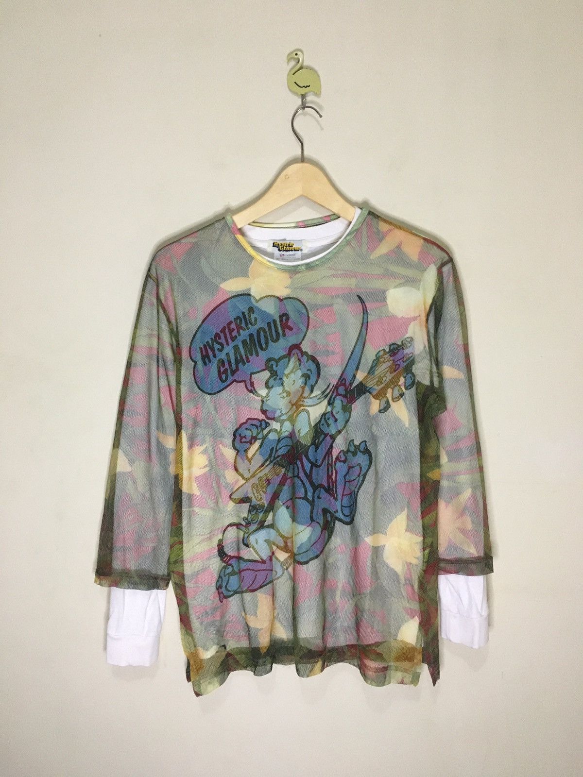 20471120 1990s Uknwon Mesh Shirt Punk Y2K Size US M / EU 48-50 / 2 - 1 Thumbnail