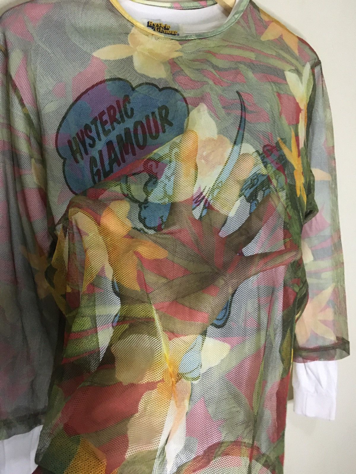 20471120 1990s Uknwon Mesh Shirt Punk Y2K Size US M / EU 48-50 / 2 - 5 Thumbnail