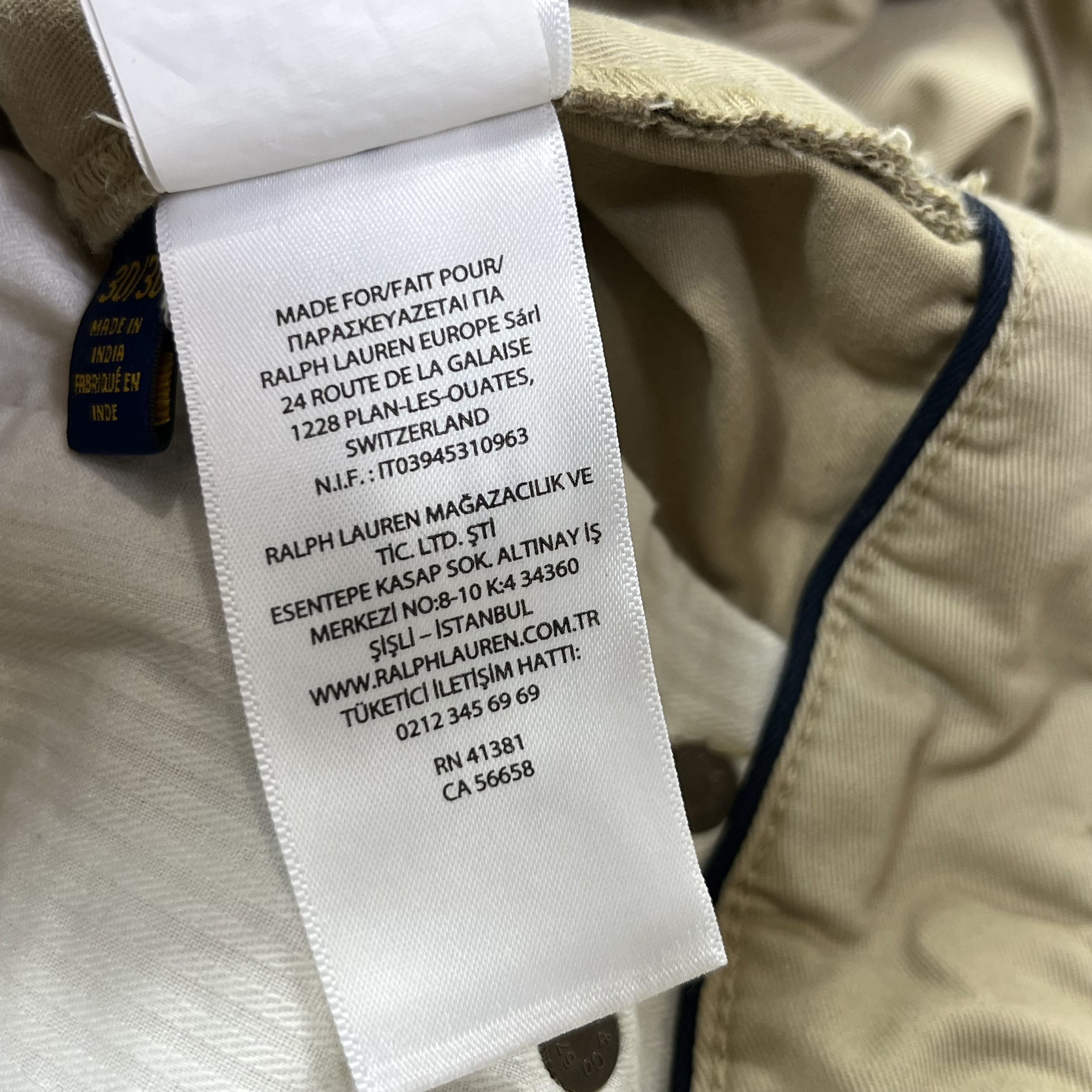 Ralph Lauren Polo Ralph Lauren Stretch Slim Fit Chino Pants Size US 30 / EU 46 - 11 Thumbnail