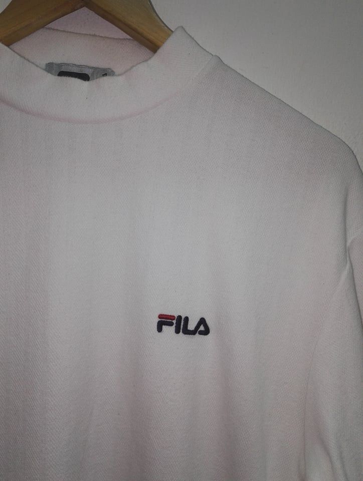 Fila Vintage Fila Logo Embroidery Sweatshirt Crewneck (c31) Size US L / EU 52-54 / 3 - 2 Thumbnail