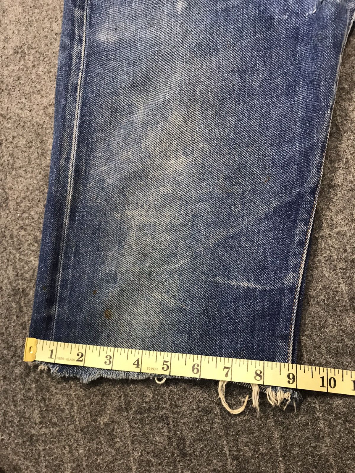 Levi's 90s Levis Lot 501 Big E Selvedge Buttonfly Design Denim Size US 29 - 18 Thumbnail