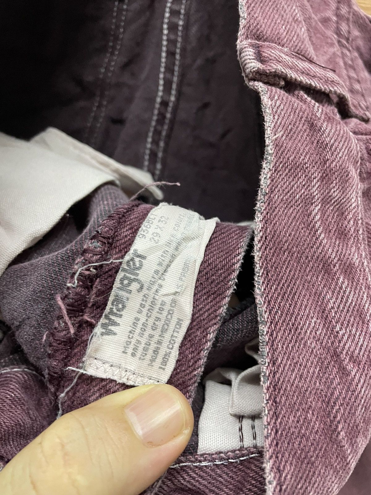 Vintage × Wrangler VINTAGE WRANGLER DENIM Size US 30 / EU 46 - 4 Thumbnail