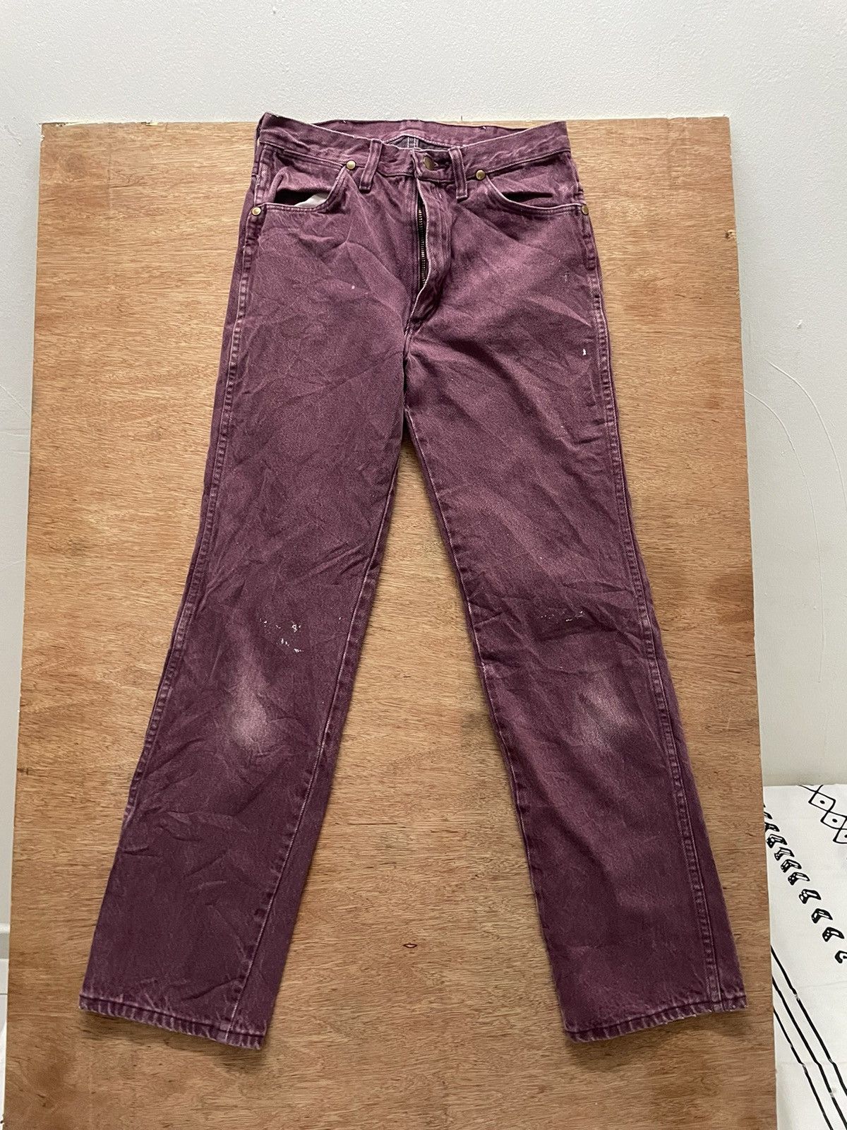 Vintage × Wrangler VINTAGE WRANGLER DENIM Size US 30 / EU 46 - 1 Thumbnail