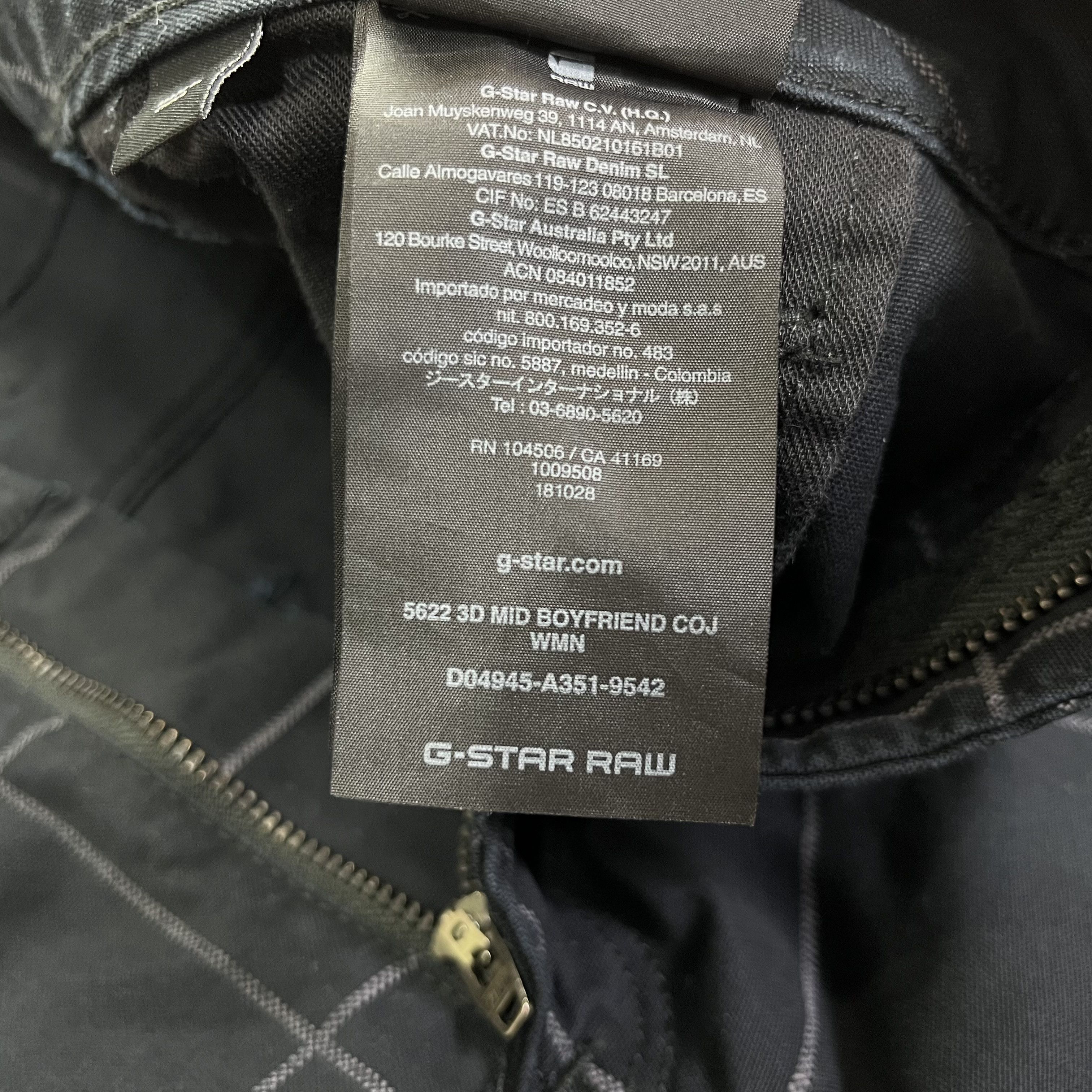 G-Star Raw G Star Mid Boyfriend Pants Size US 32 / EU 48 - 10 Thumbnail
