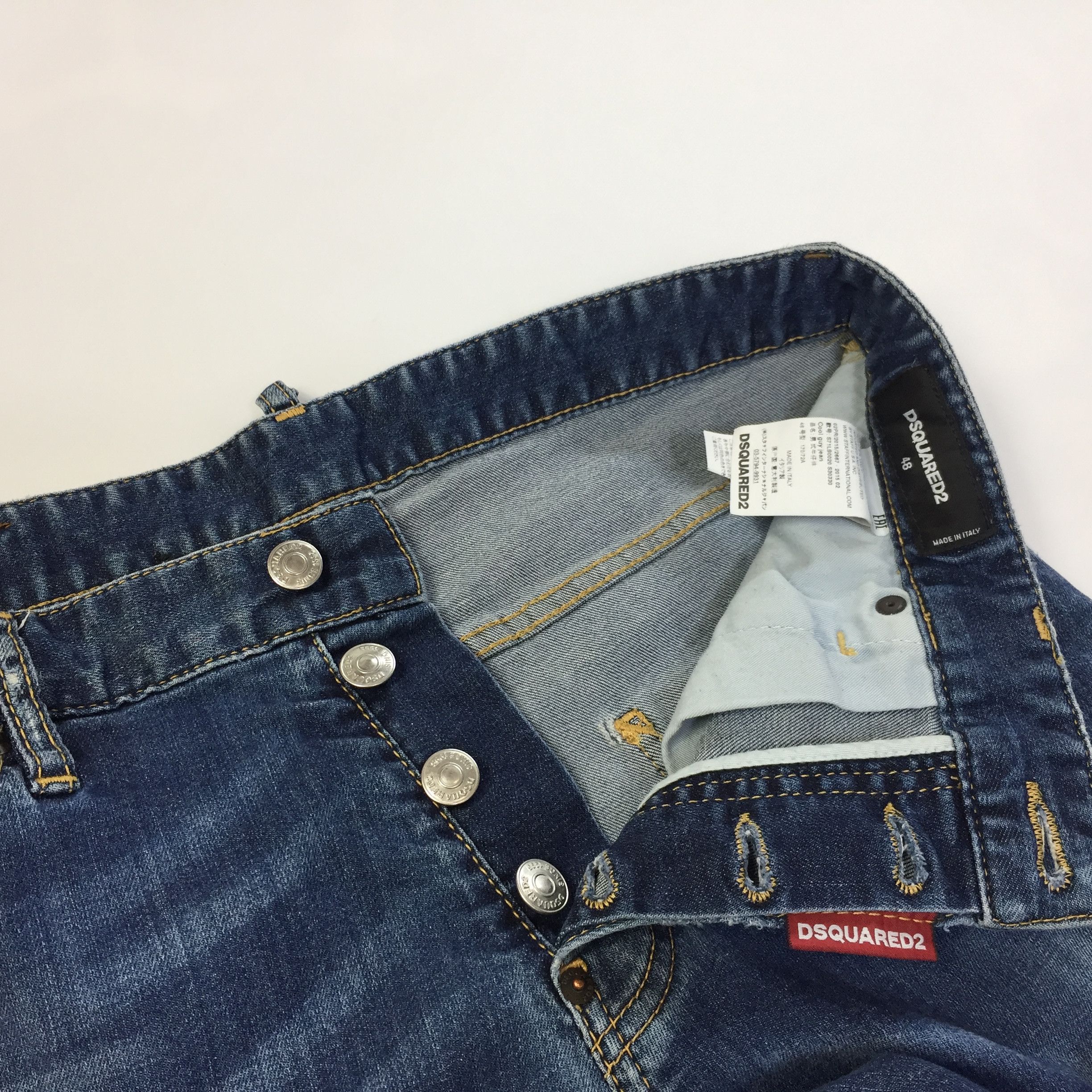 Dsquared2 Dsquared2 Cool Guy Distressed Slim Fit Jeans Denim Pants Size US 30 / EU 46 - 4 Thumbnail