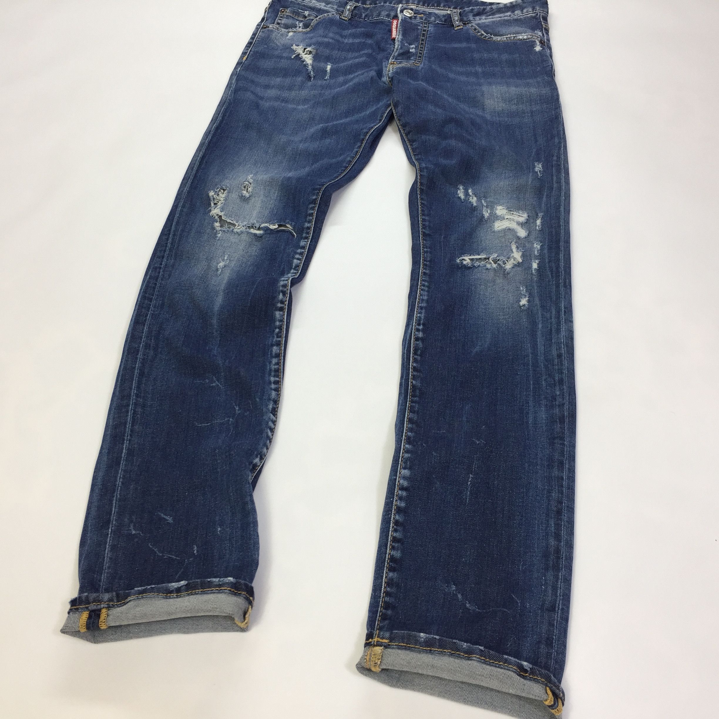 Dsquared2 Dsquared2 Cool Guy Distressed Slim Fit Jeans Denim Pants Size US 30 / EU 46 - 9 Thumbnail