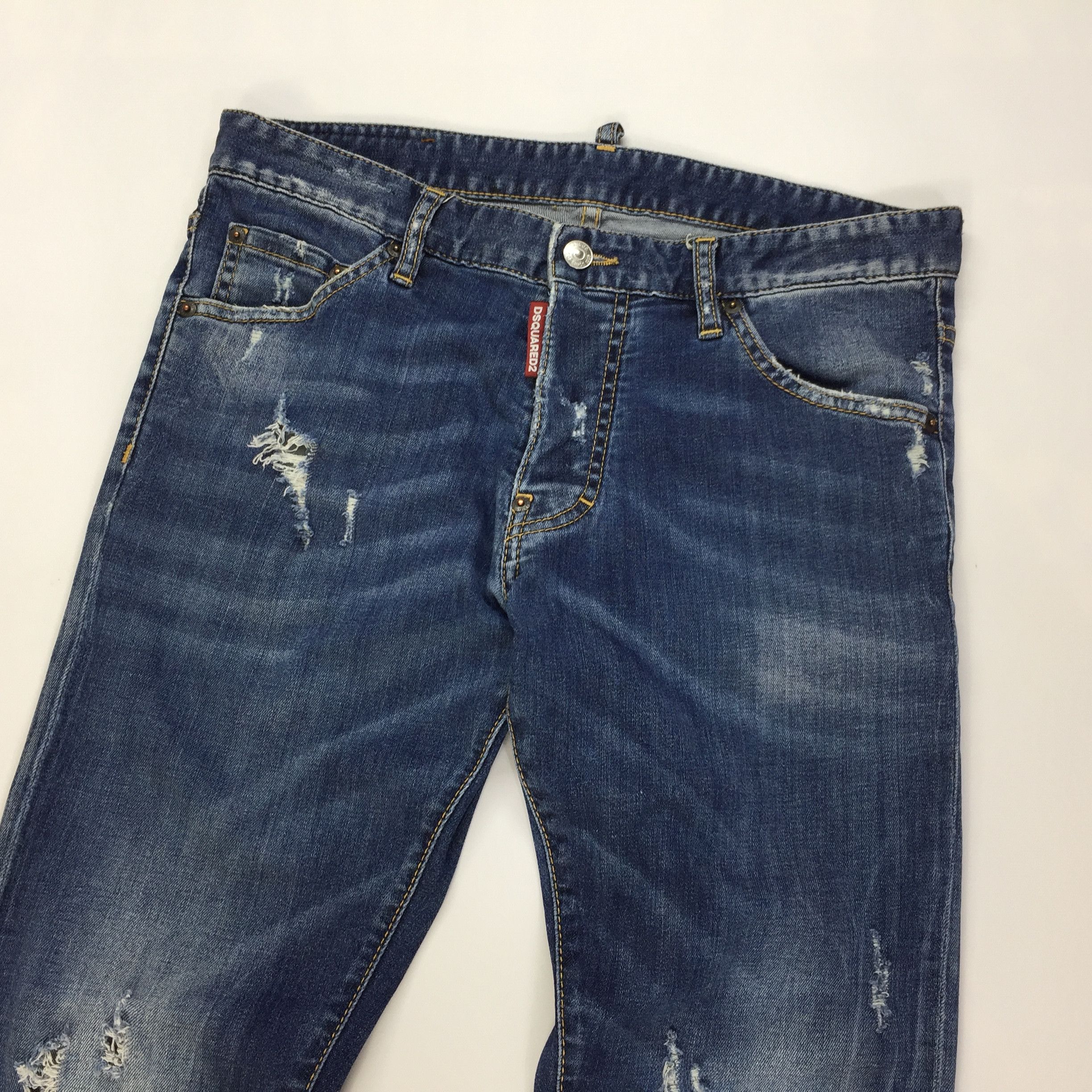 Dsquared2 Dsquared2 Cool Guy Distressed Slim Fit Jeans Denim Pants Size US 30 / EU 46 - 2 Thumbnail