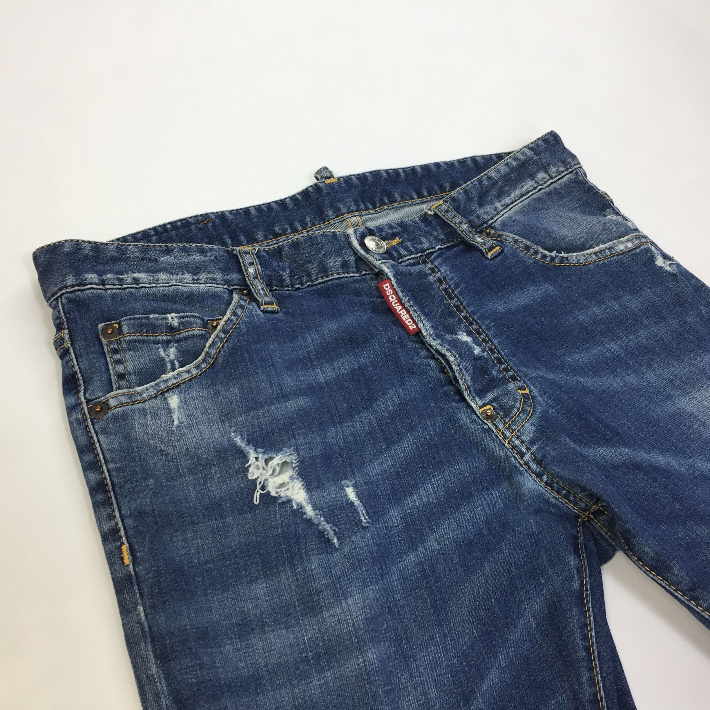 Dsquared2 Dsquared2 Cool Guy Distressed Slim Fit Jeans Denim Pants Size US 30 / EU 46 - 3 Thumbnail