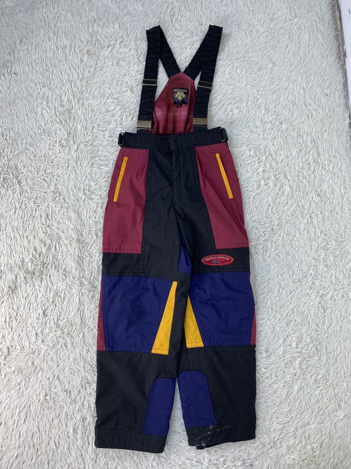Descente Descente Patchwork Overall Skiwear Size US 40 / EU 56 - 3 Thumbnail