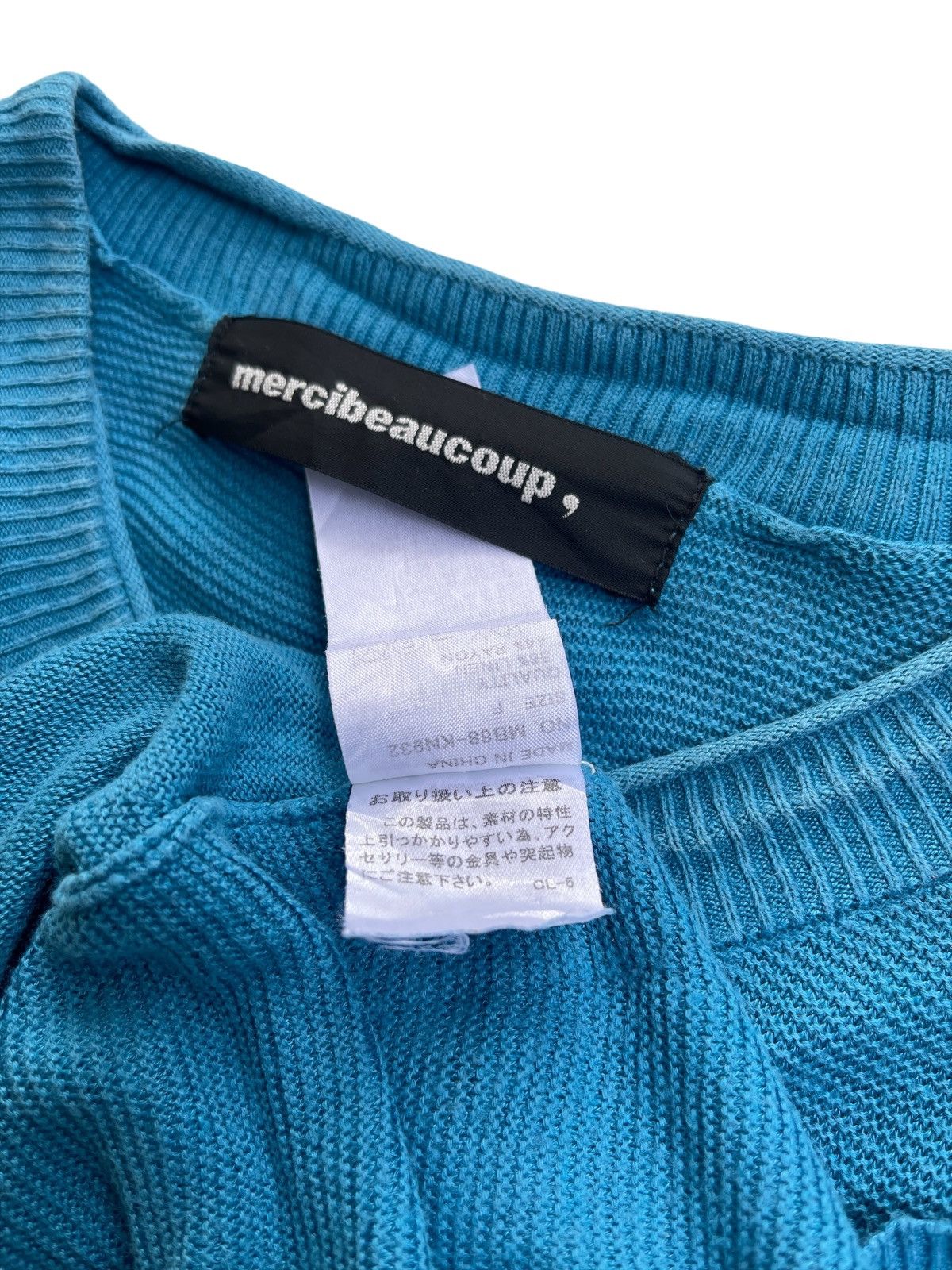 Issey Miyake Issey Miyake Mercibeaucoup Women Big Logo Top Knitted Size L / US 10 / IT 46 - 9 Thumbnail