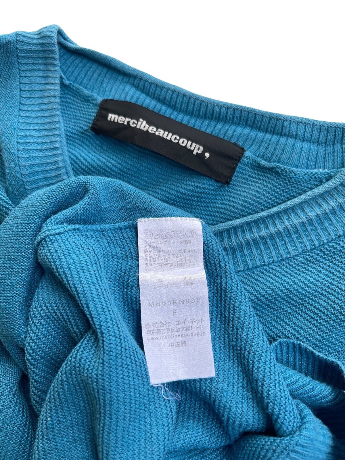 Issey Miyake Issey Miyake Mercibeaucoup Women Big Logo Top Knitted Size L / US 10 / IT 46 - 8 Thumbnail