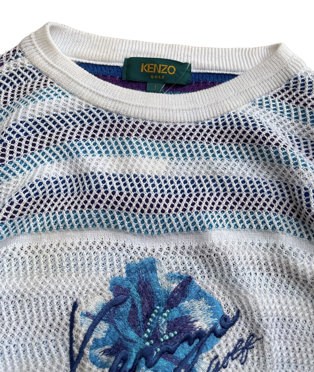 Kenzo Kenzo Crewneck Striped Knitwear Size US S / EU 44-46 / 1 - 4 Thumbnail