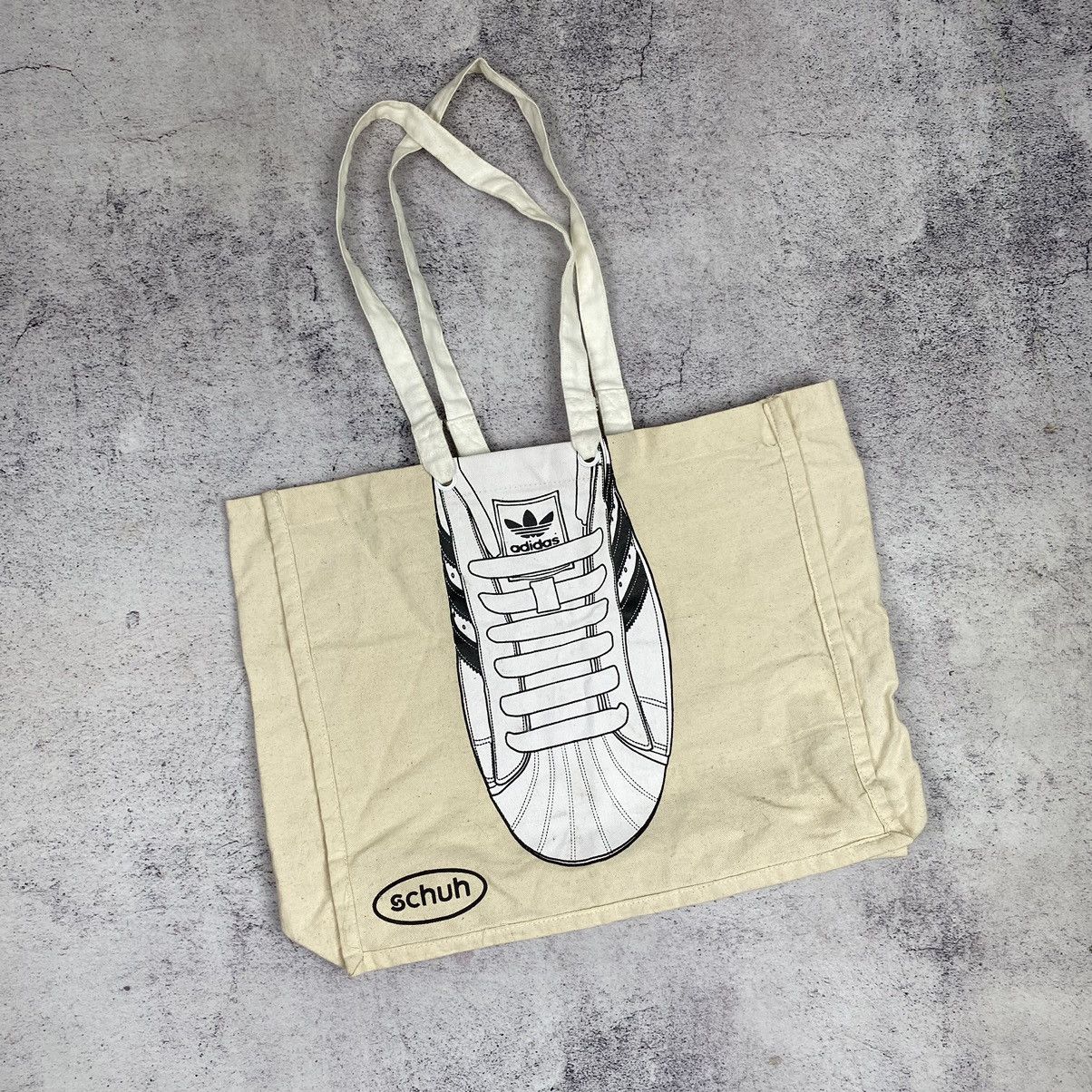 Adidas Schuh Adidas Superstar Canvas Tote Bag Shoulder Handbag Size ONE SIZE - 8 Thumbnail
