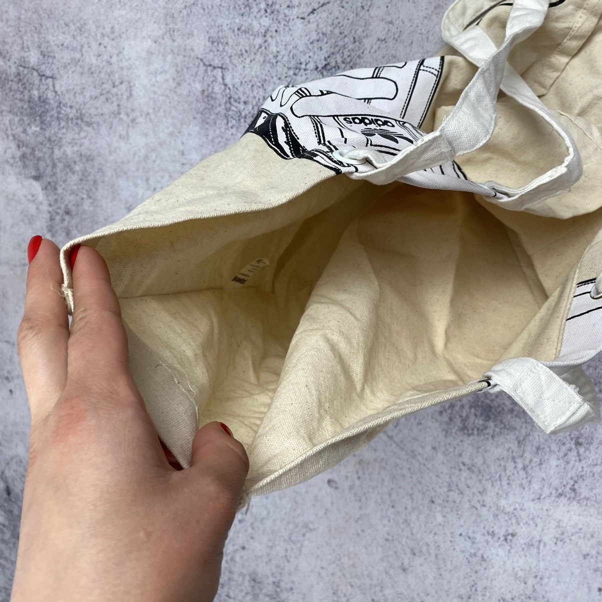 Adidas Schuh Adidas Superstar Canvas Tote Bag Shoulder Handbag Size ONE SIZE - 15 Thumbnail