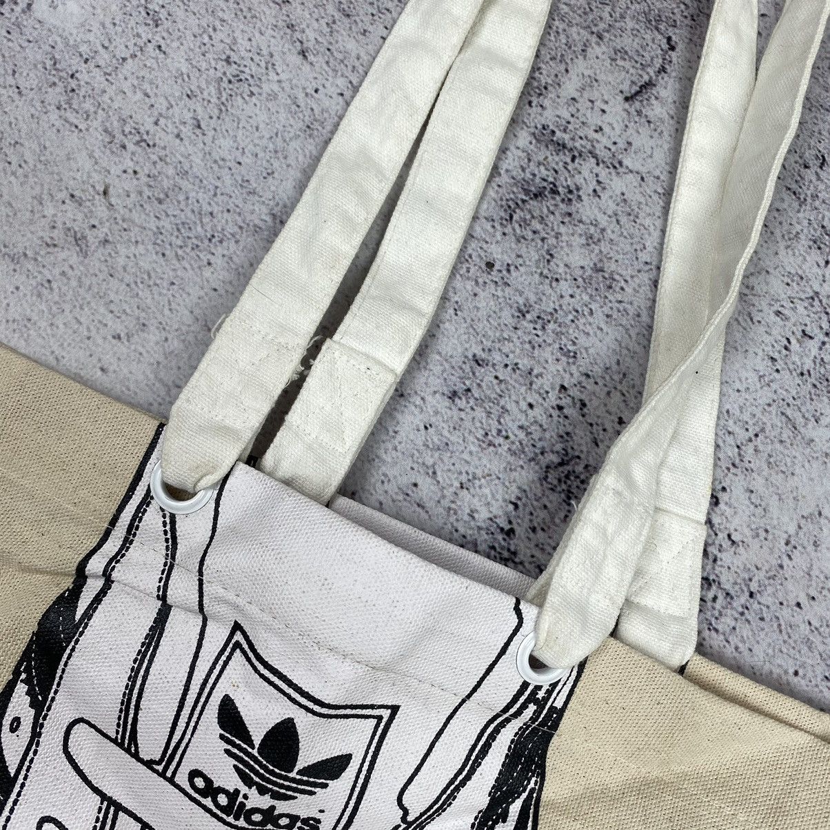Adidas Schuh Adidas Superstar Canvas Tote Bag Shoulder Handbag Size ONE SIZE - 6 Thumbnail