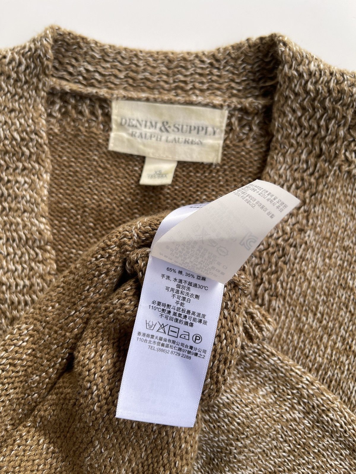 Denim & Supply Ralph Lauren Vintage Denim & Supply Ralph Lauren Cable Knitted Cardigan Size US XS / EU 42 / 0 - 11 Thumbnail