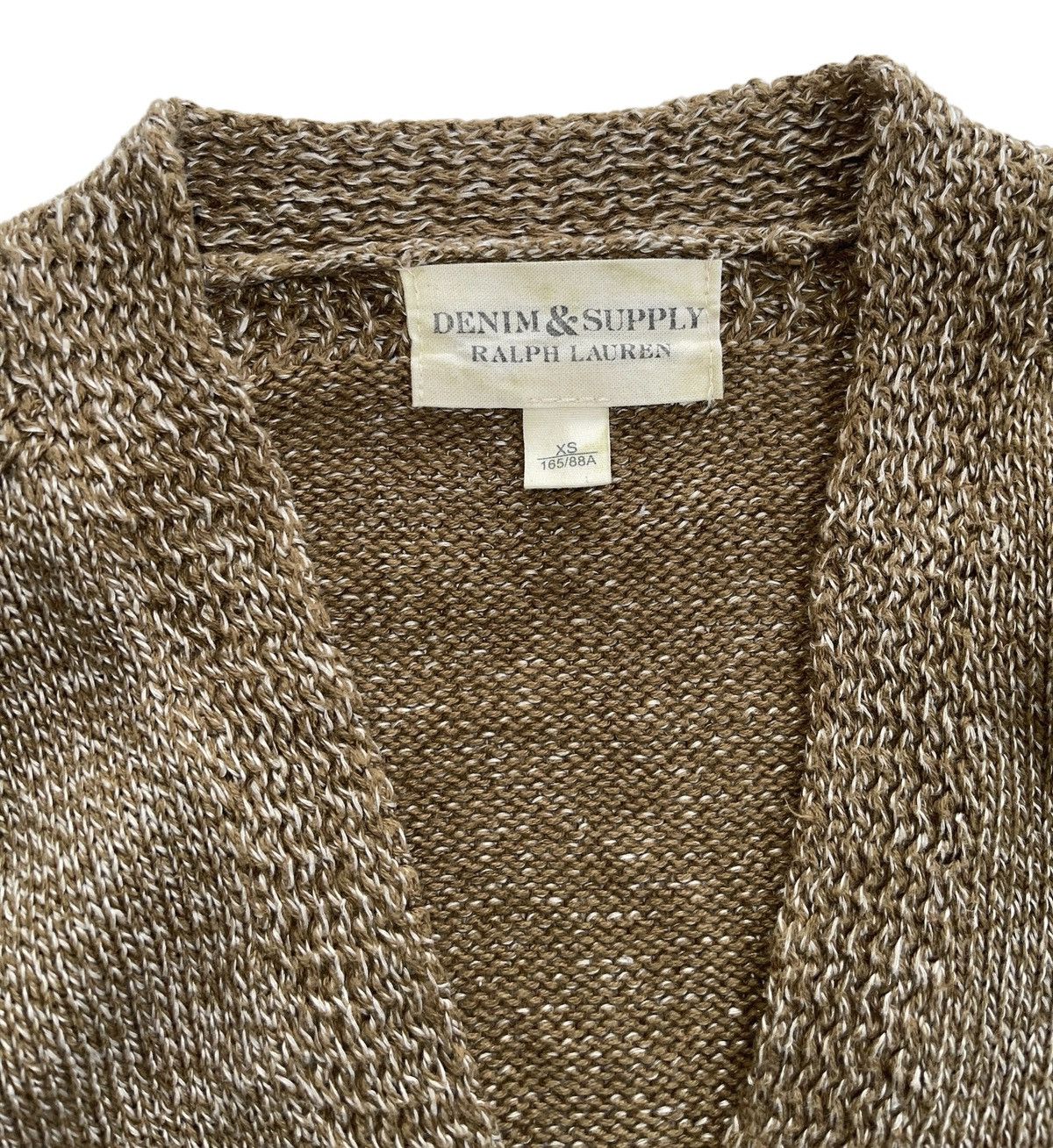 Denim & Supply Ralph Lauren Vintage Denim & Supply Ralph Lauren Cable Knitted Cardigan Size US XS / EU 42 / 0 - 8 Thumbnail