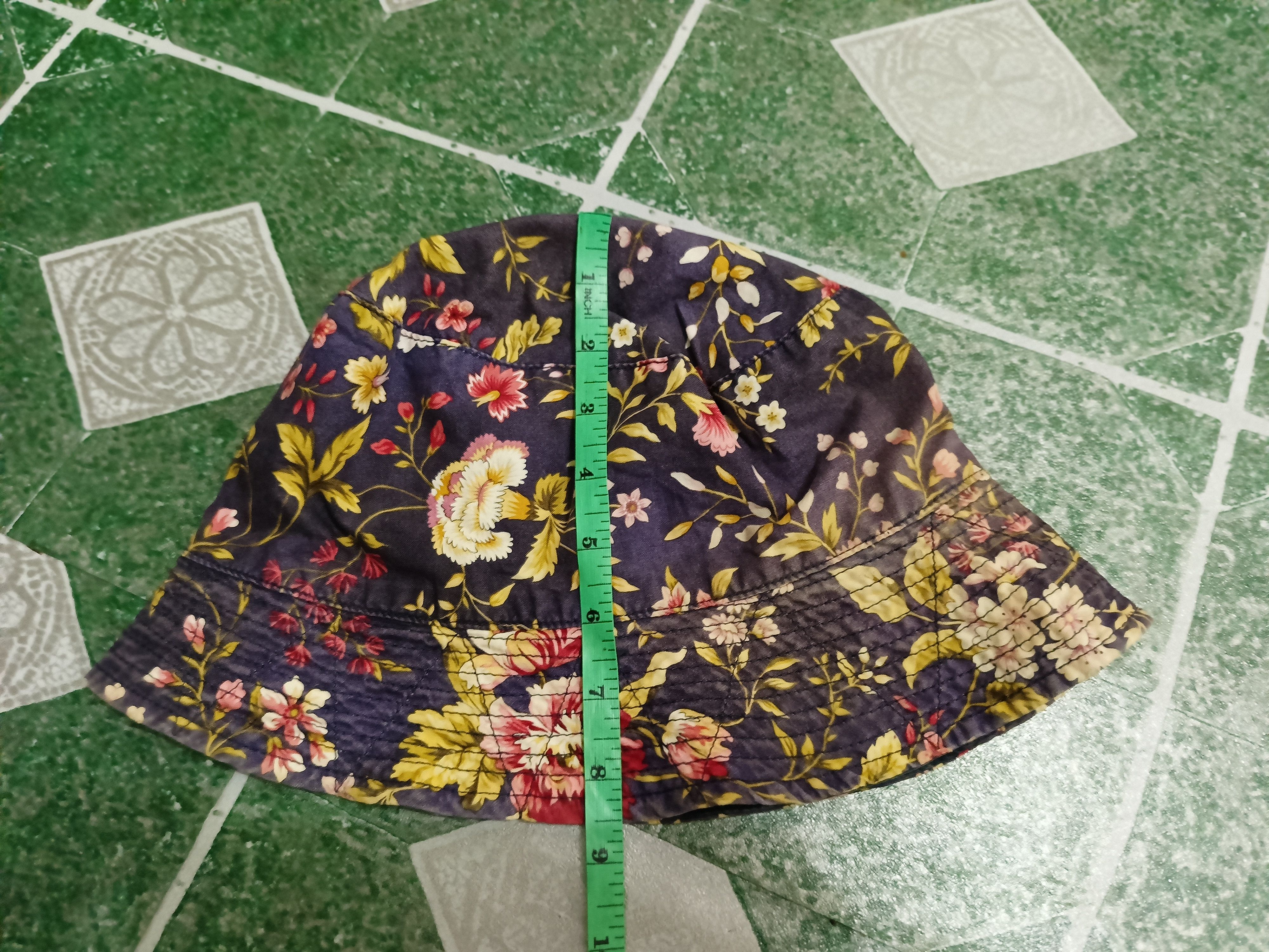 Engineered Garments Sun Faded Engineered Garments Flower Design Rare Bucket Hat Size ONE SIZE - 11 Thumbnail