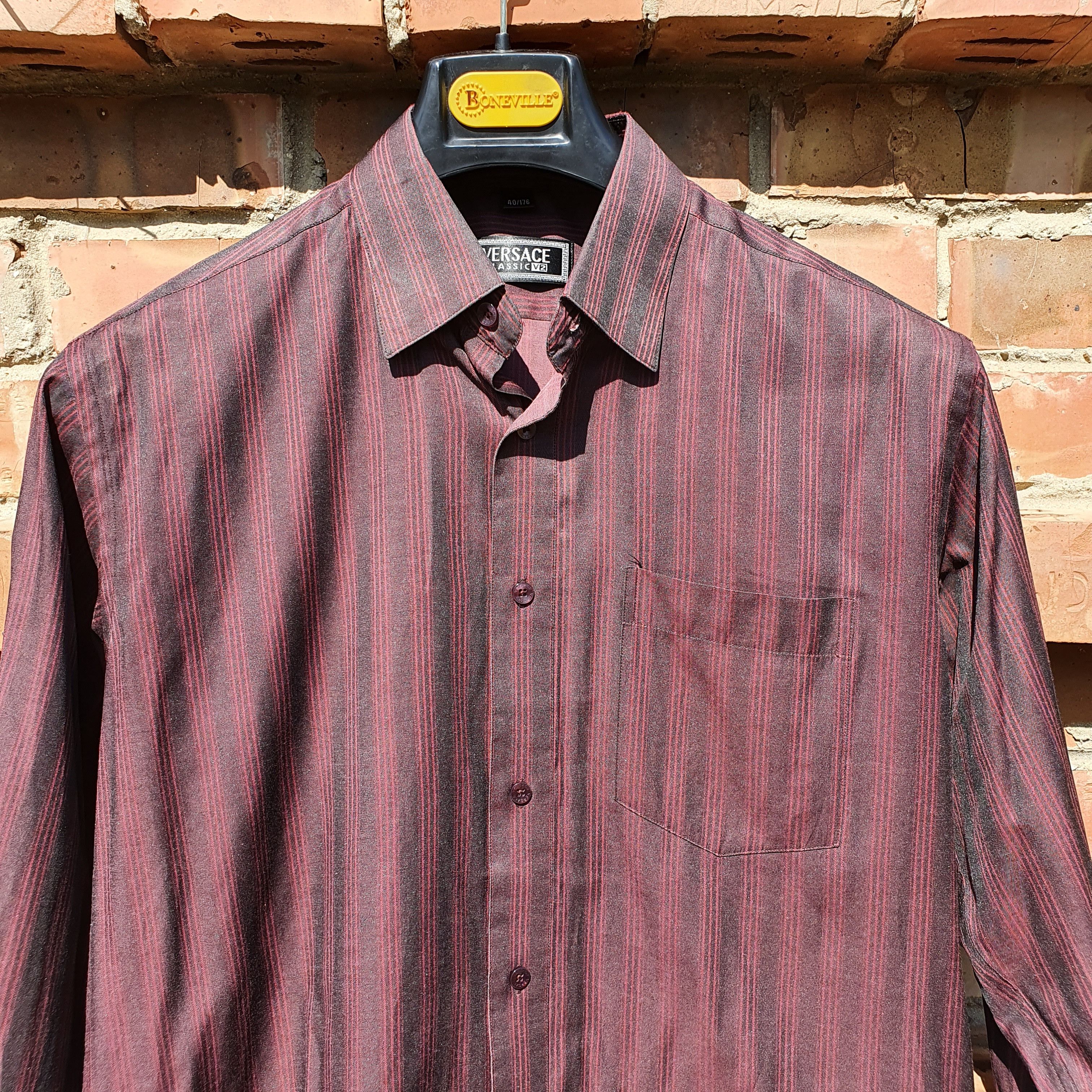 Versace × Versace Jeans Couture × Vintage Versace Classic V2 Stripes Shirt Size US M / EU 48-50 / 2 - 2 Thumbnail