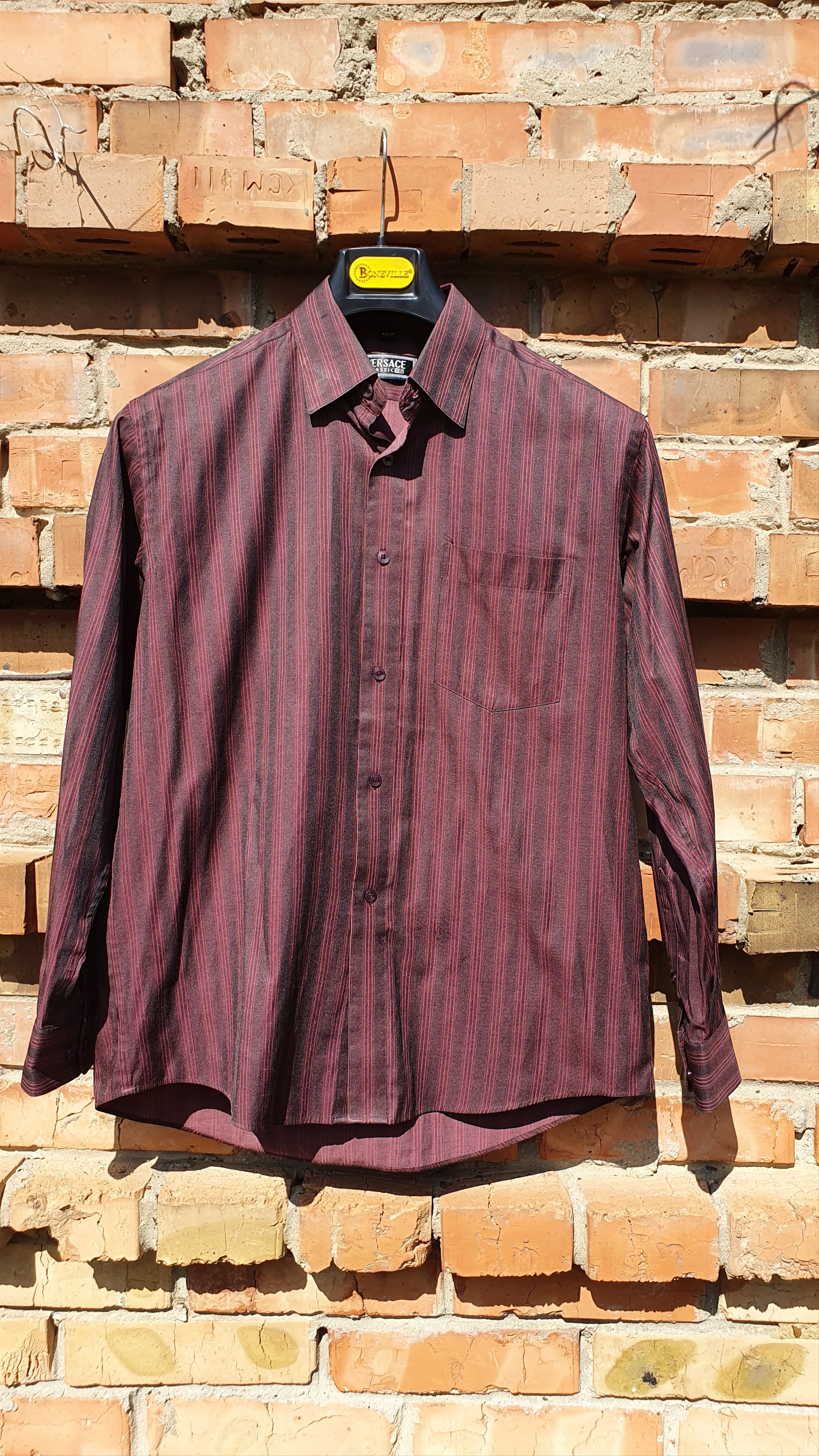 Versace × Versace Jeans Couture × Vintage Versace Classic V2 Stripes Shirt Size US M / EU 48-50 / 2 - 10 Thumbnail